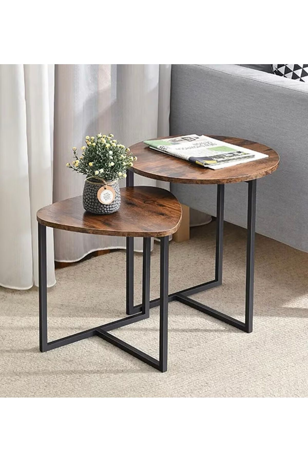 Un-An artistic and elegant nesting table set for a modern and tidy space! 5