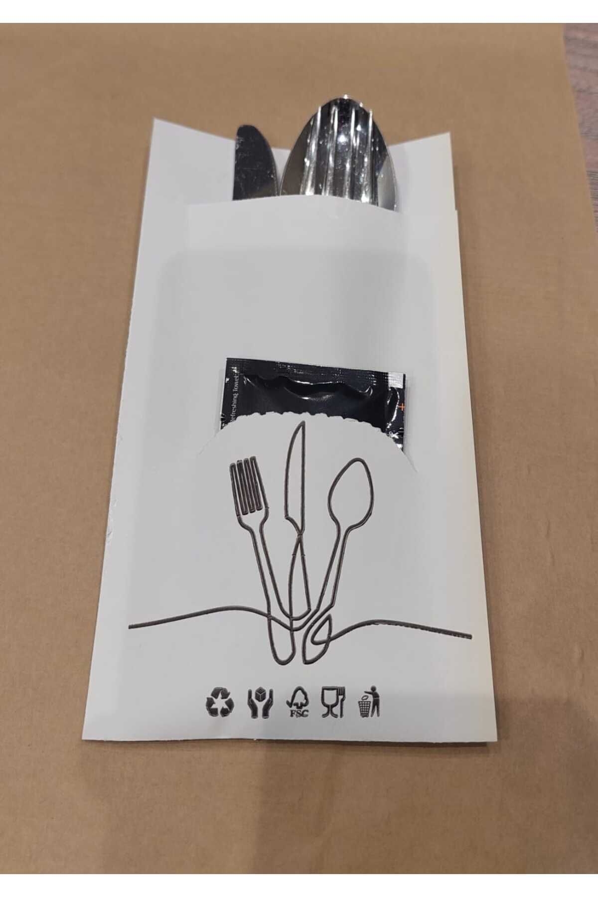 ecenplast ÇATAL KAŞIK KILIFI 165 GRAM KAĞIT 21 CMx11 CM 100 ADET