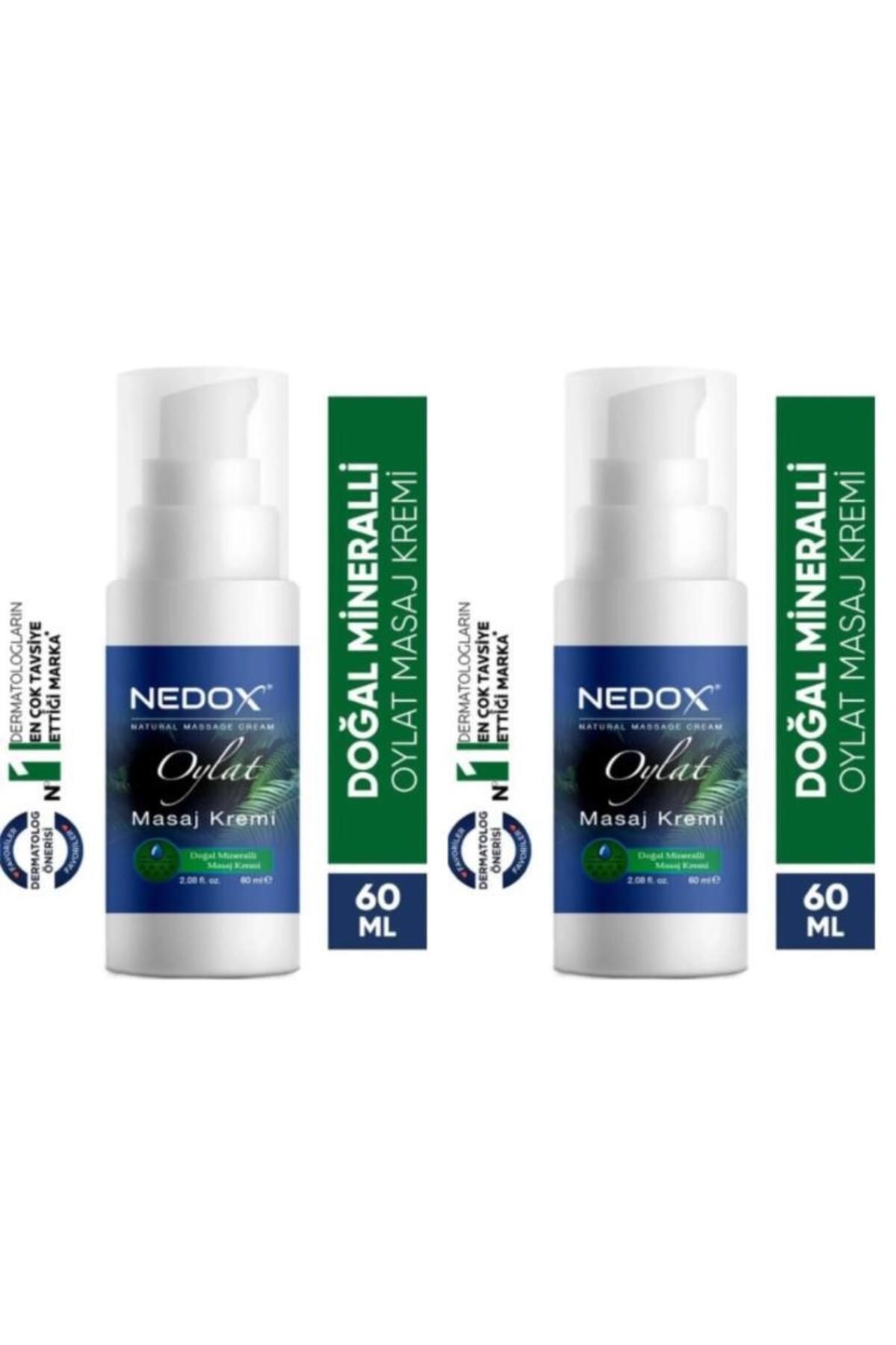NEDOX 2 Adet Doğal Mineralli Oylat Masaj Kremi 60 Ml