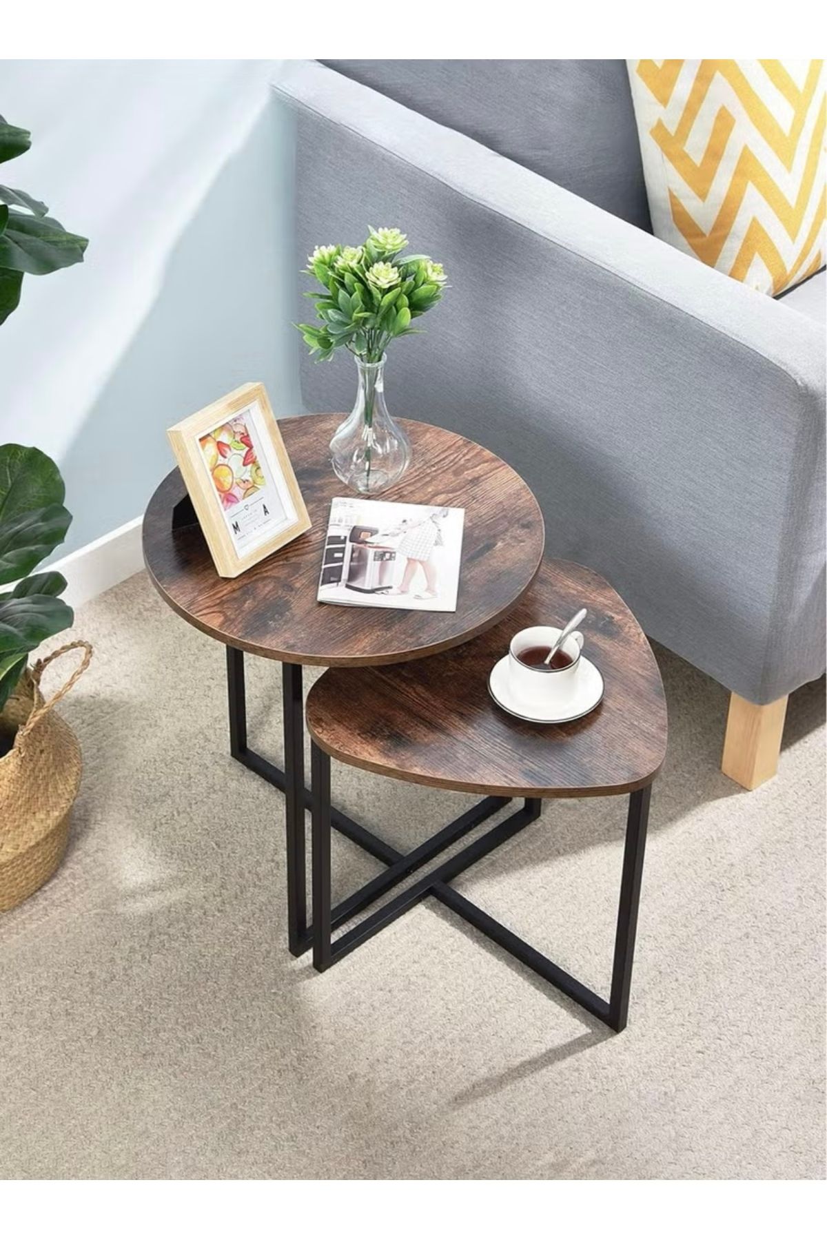 Un-An artistic and elegant nesting table set for a modern and tidy space! 6