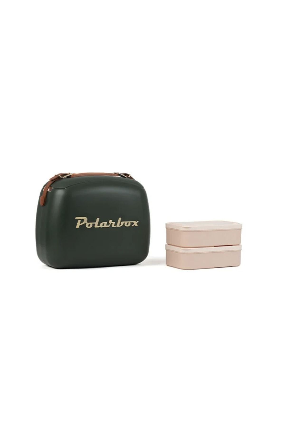 Polarbox Polarbox Gold Deri Kayışlı Soğuk Ve Sıcak Termos Çanta 6 L Classic Green