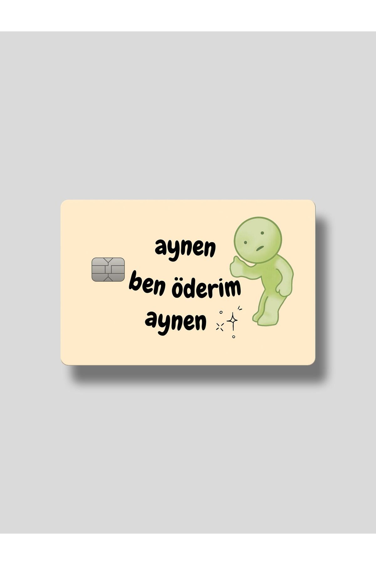 Planet Butik Aynen Smiski Kart Kaplama Sticker