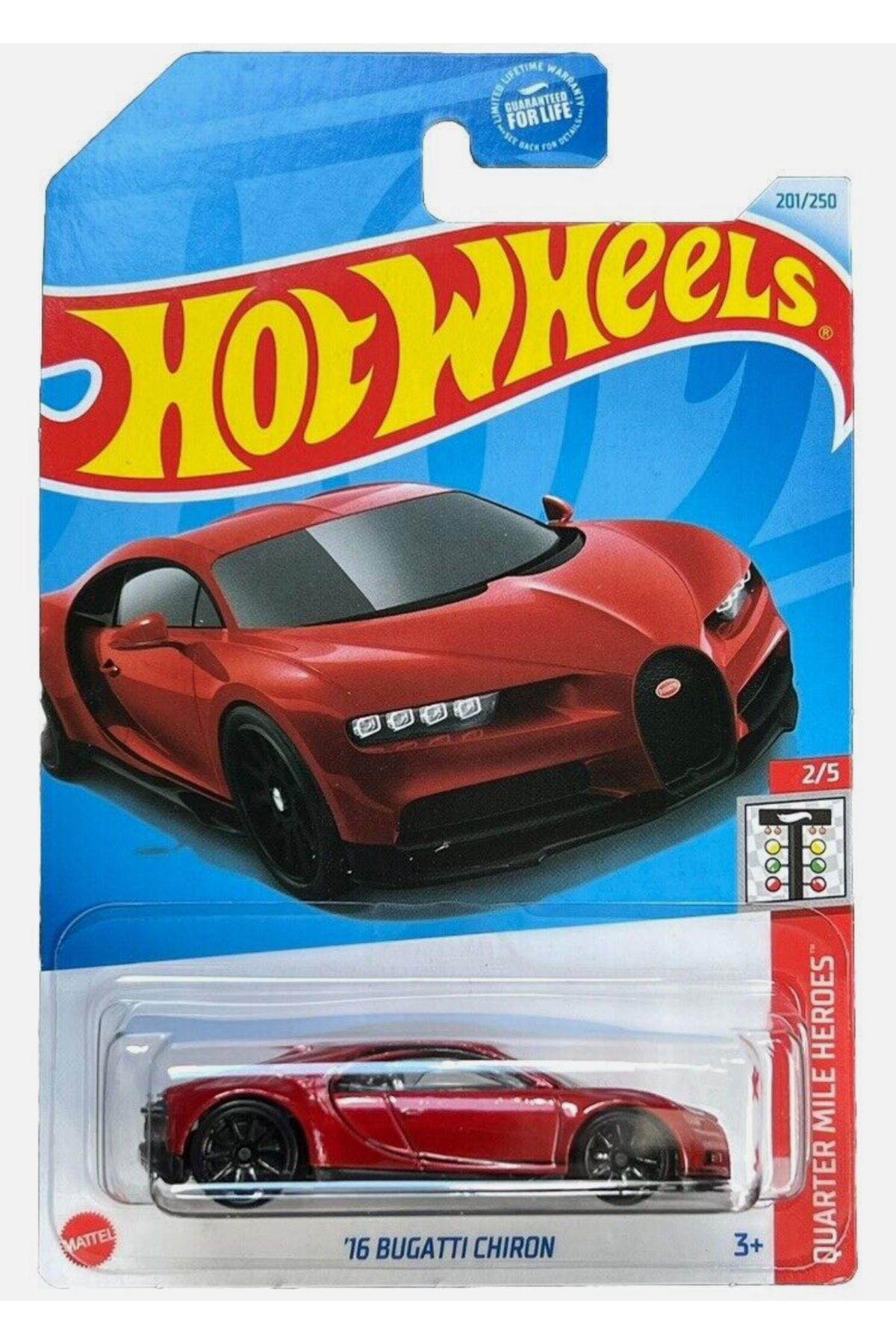 HOT WHEELS ‘16 BUGATTI CHIRON QUARTER MILE HEROES 2024