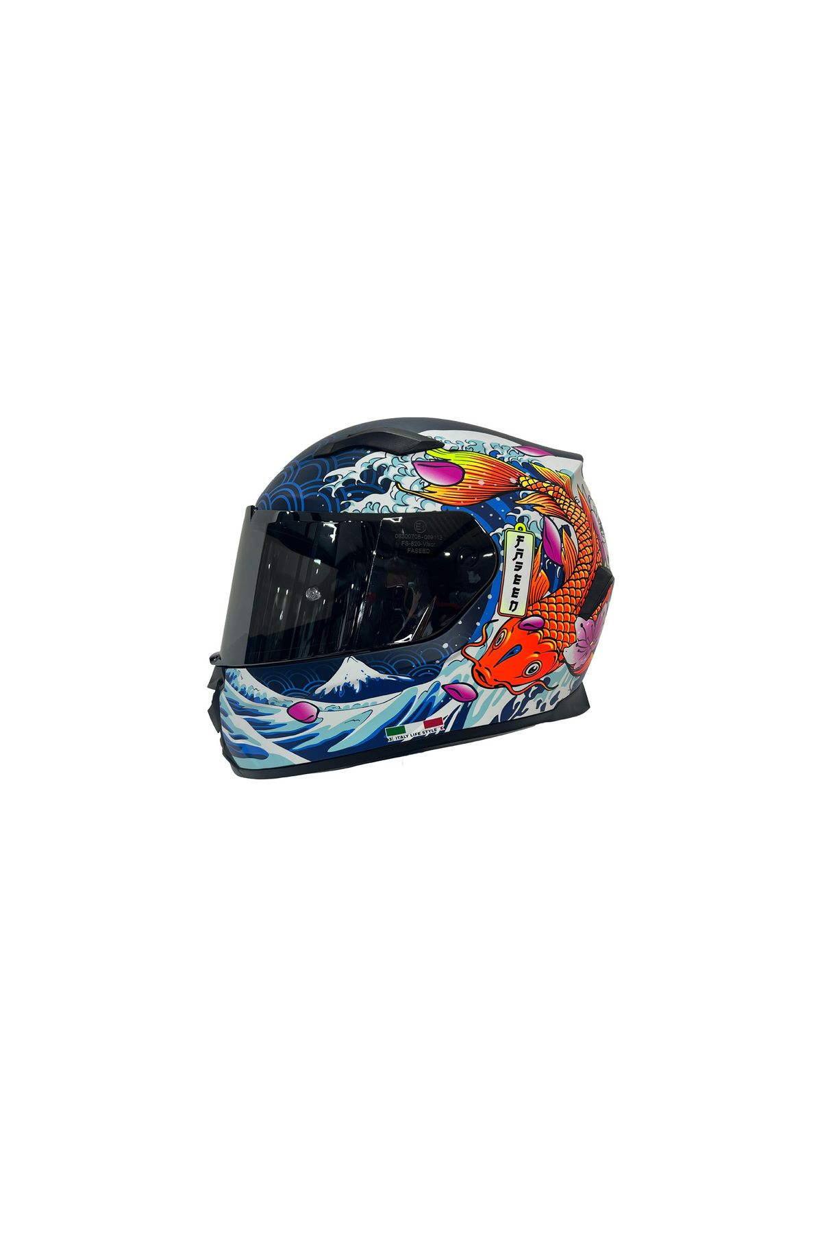 Sway SW 820 DAKAR 5 Full Face Balık Desenli