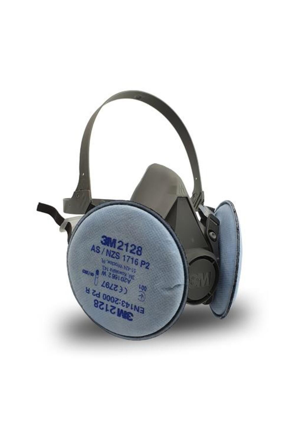 3M 6300 Yarım Yüz Gaz Maskesi+2128 P2 Organik FİLTRE