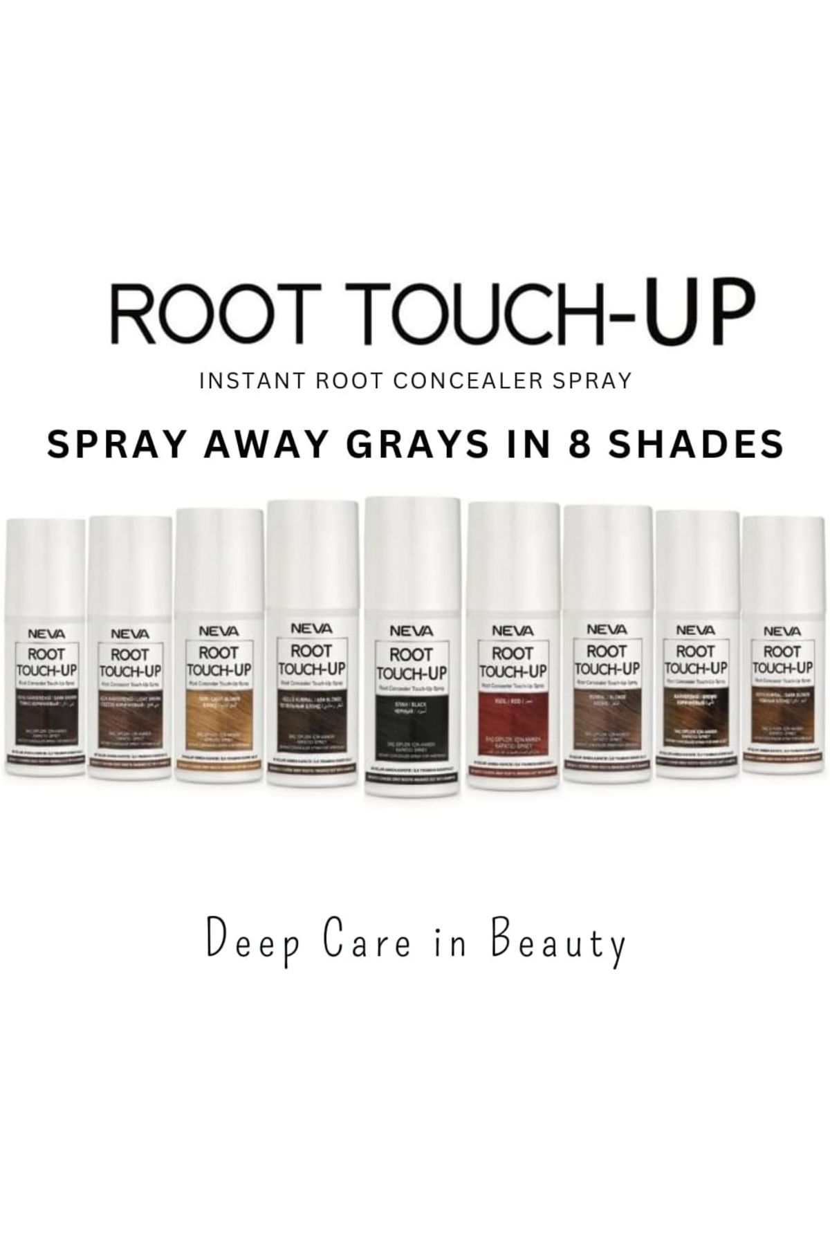 Neva-NEVA Root Touch-Up Instant Concealer Spray - 75ml 6