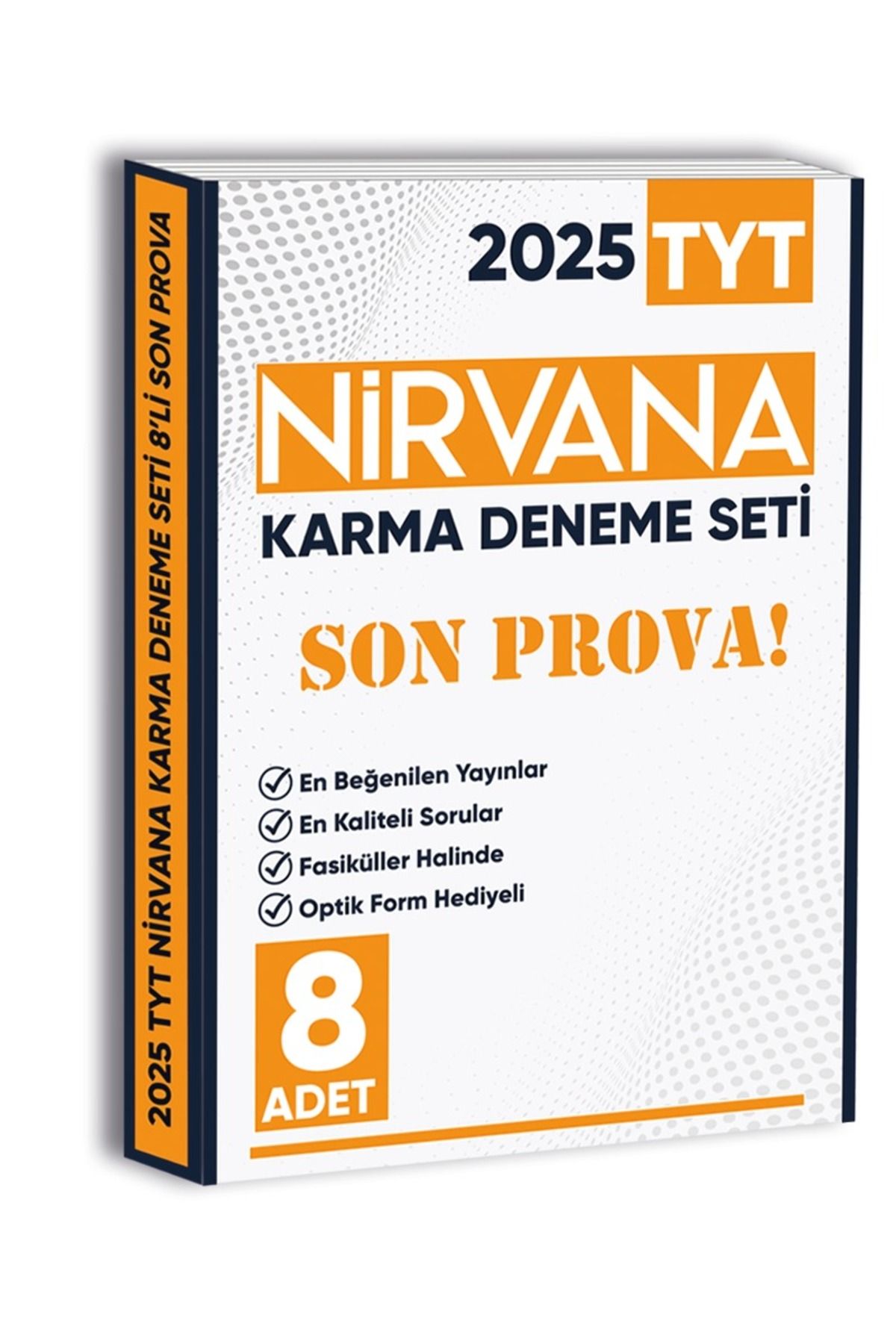 3K YAYIN 2025 TYT NİRVANA KARMA DENEME SETİ 8Lİ SON PROVA