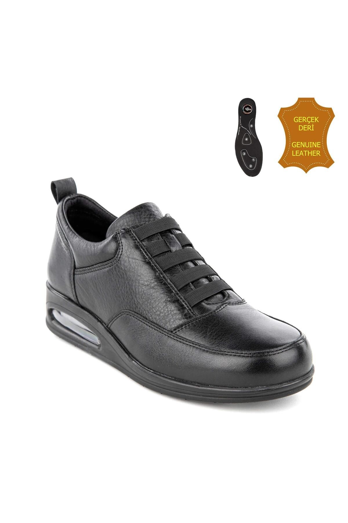 Muya Hanka Airmax-6 Nokta Anatomik Kadın Ayakkabı Siyah
