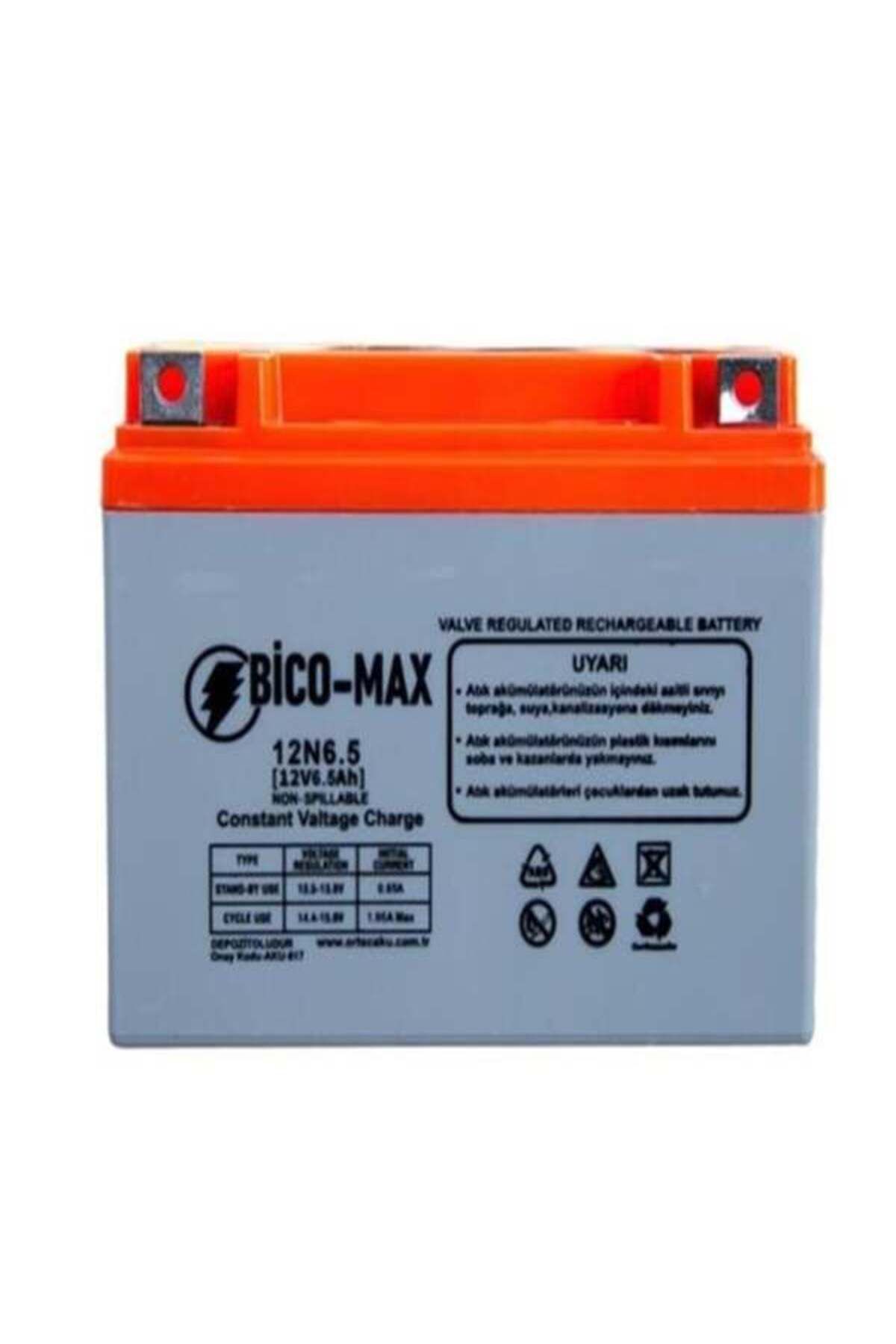 ORTEC BİCOMAX 12V 6.5AH 12N6.5LBS MOTOSİKLET AKÜSÜ
