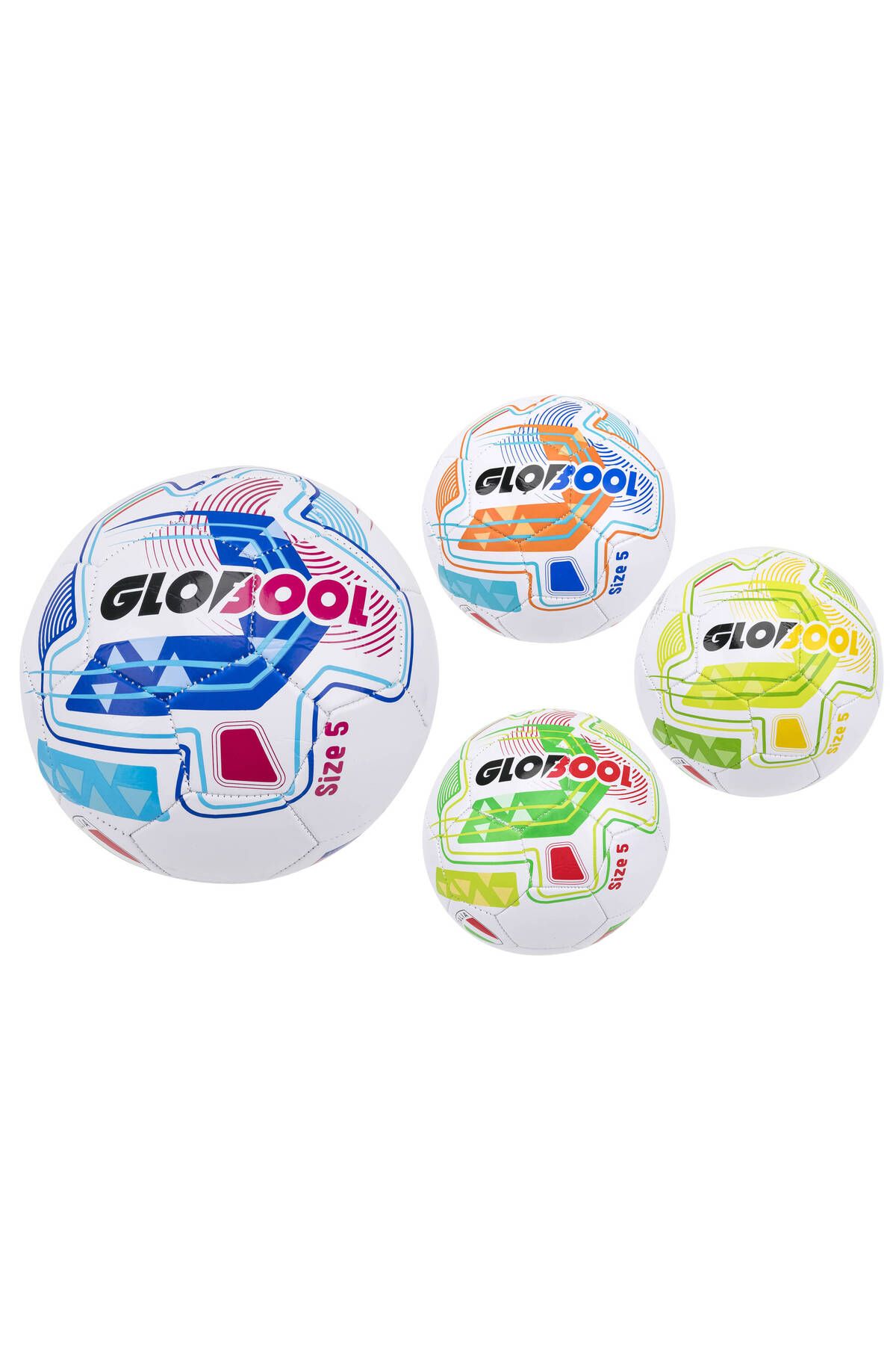 GLOBO Minge Fotbal Copii, Piele Ecologica, 23 Cm, Globo, Cu Cusaturi, Pvc - One Size