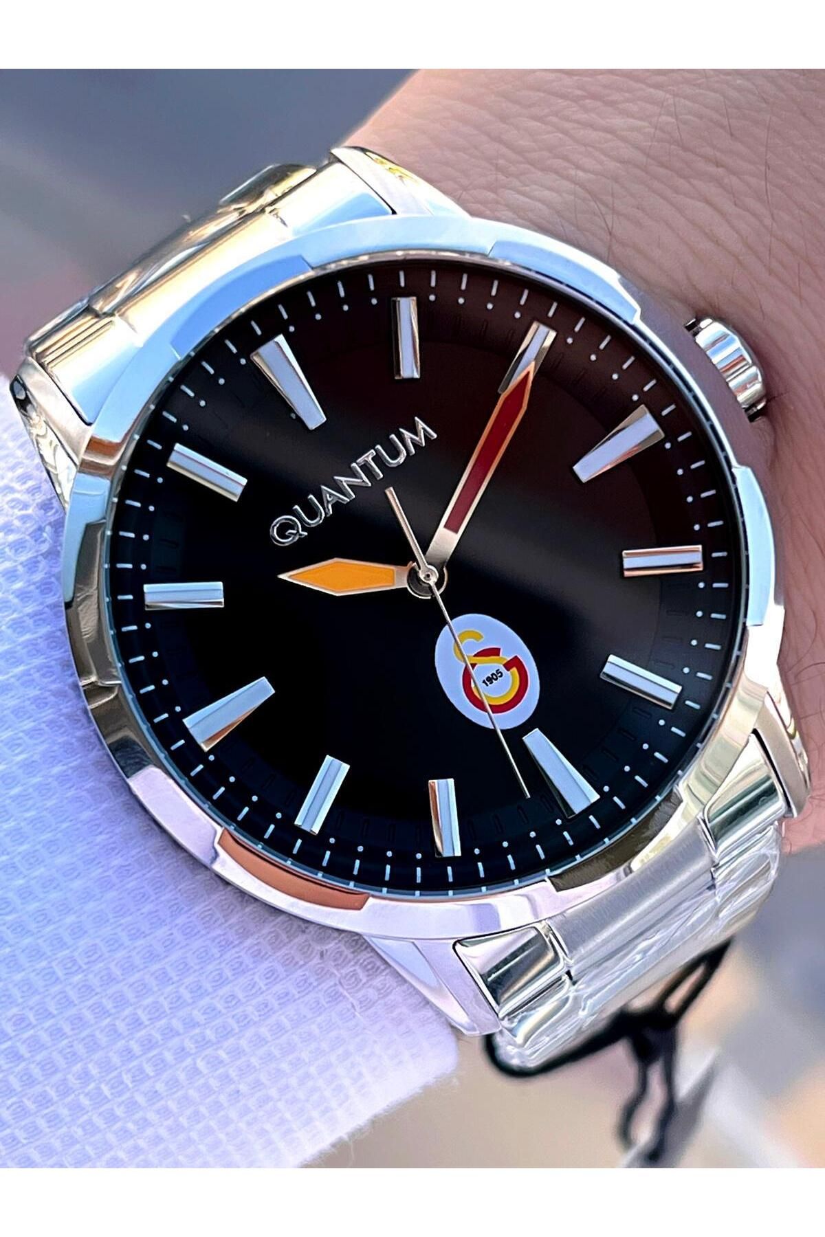 Quantum Galatasaraylı Lisanslı Kasa Ve Kordon Çelik 2 Yıl Garantili Taraftar Kol Saat GS.1905.350