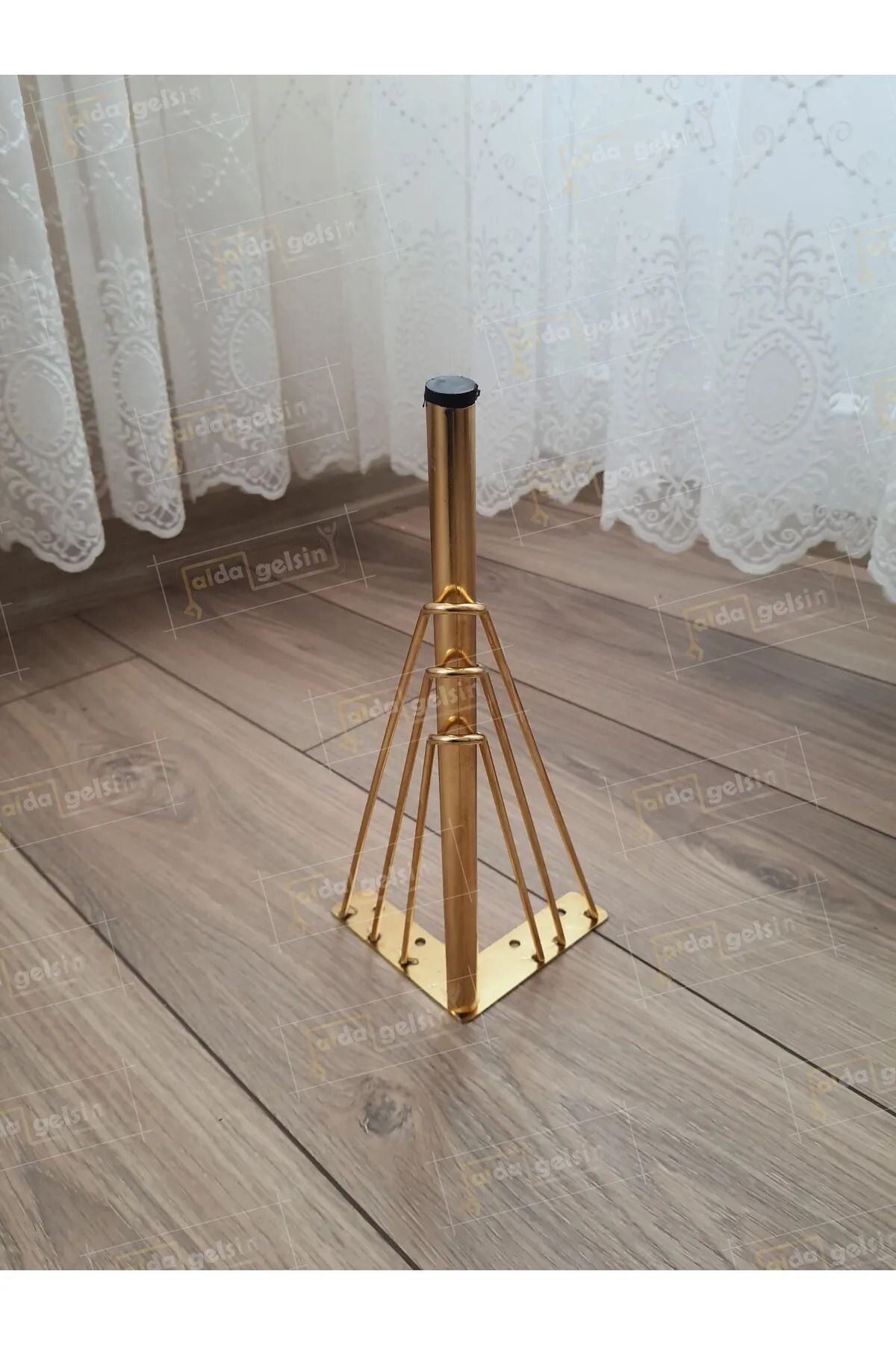 nifiart Mobilya Koltuk Sehpa Komidin Puf Bench Metal Telli Ayak 40 cm 1 Adet