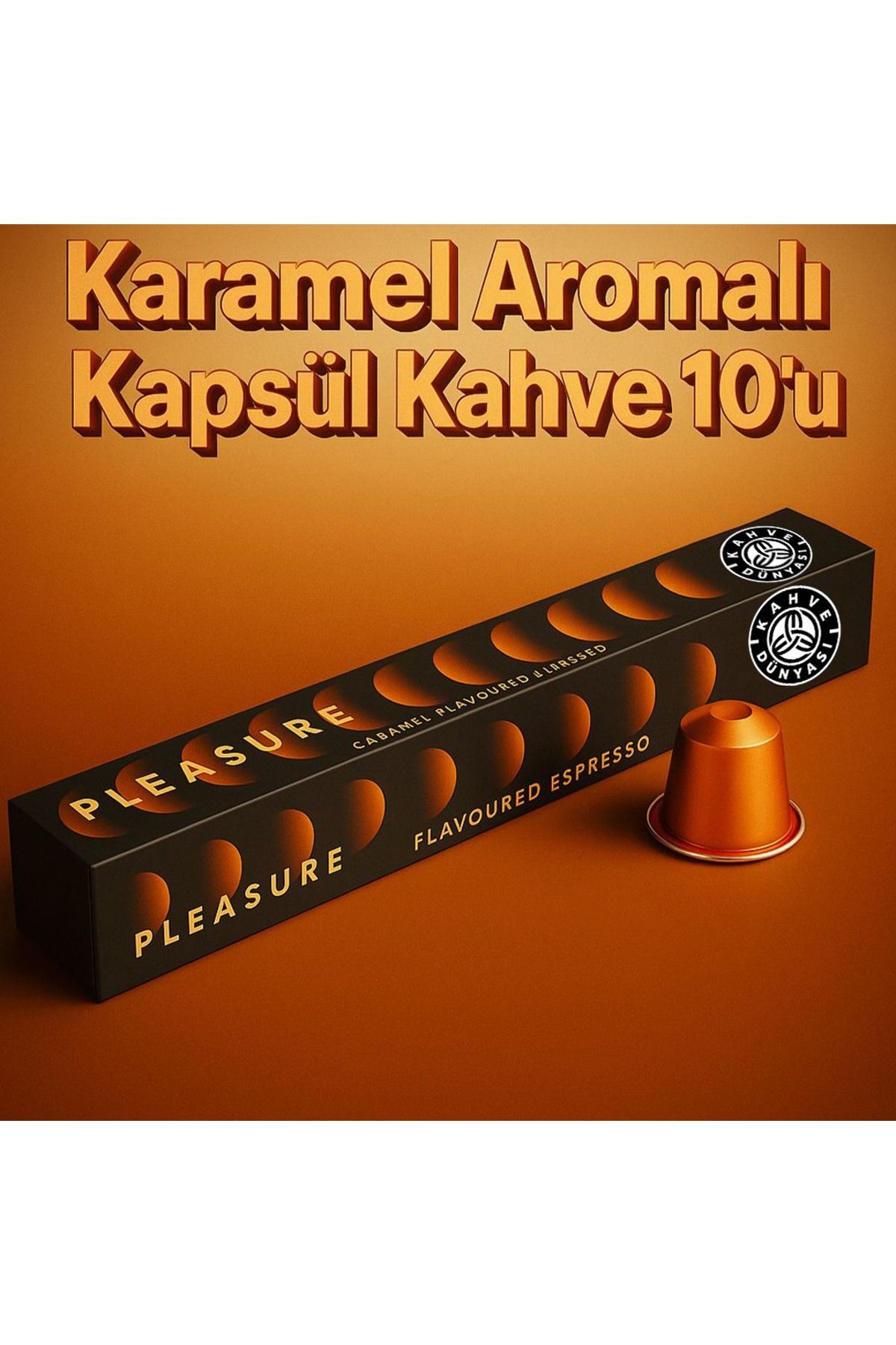 Kahve Dünyası Karamel Aromalı Kapsül Kahve 10 Lu