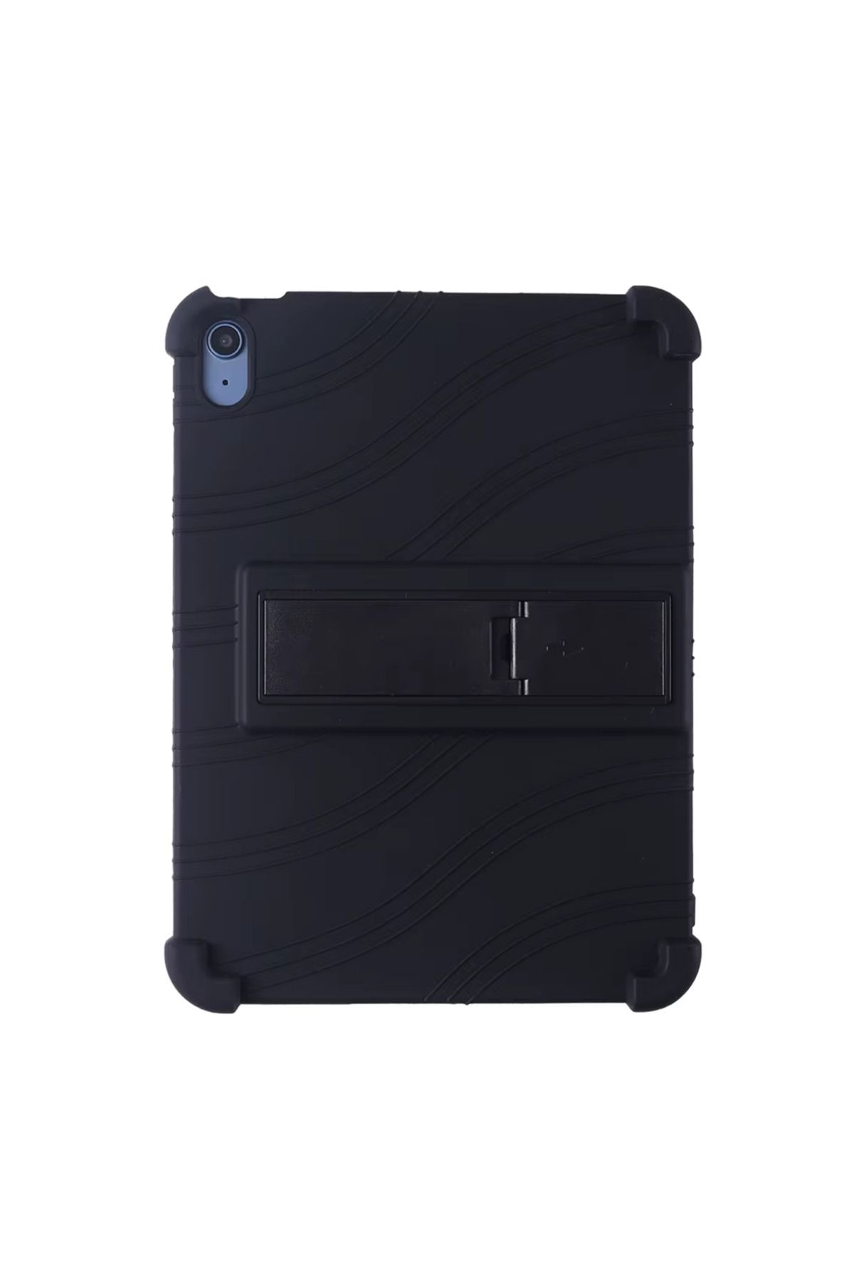 Microcase Apple Ipad A16 11.Nesil 2025 Tablet için Standlı Silikon Kılıf - AL3309 Siyah