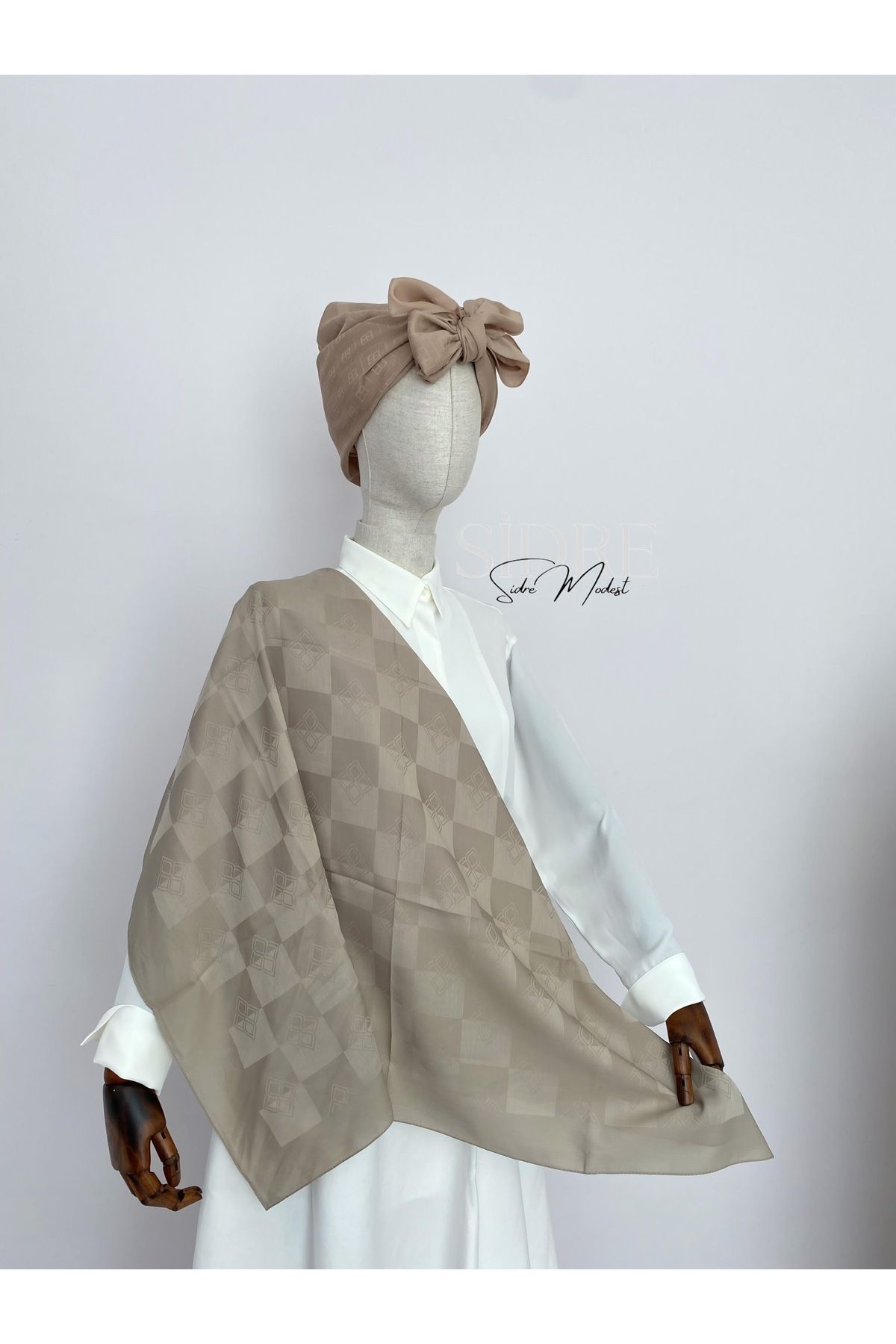 SİDRE MODEST Soft Vizon Eşarp