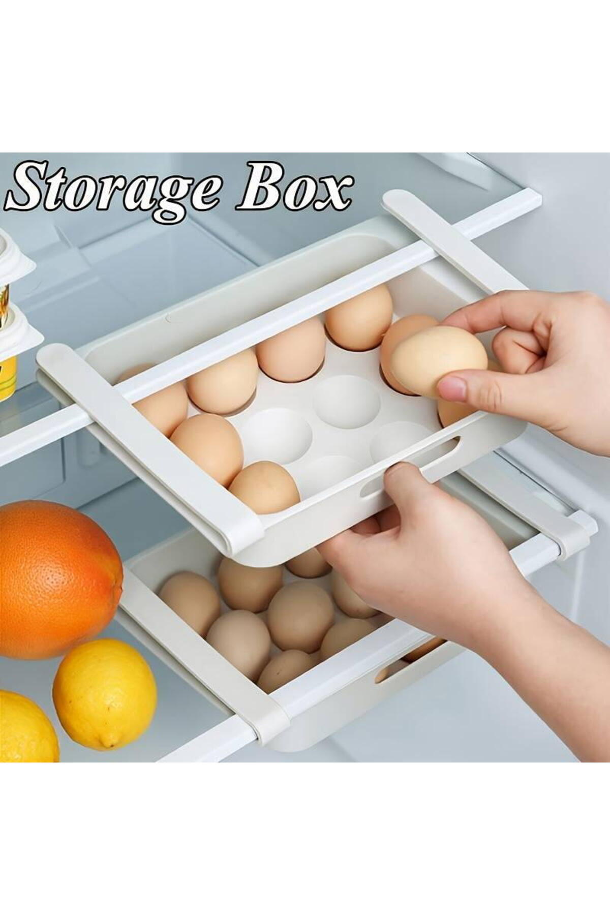 SMARTECH-Organizer Box for 12 Eggs, Shelf Attachment System 4