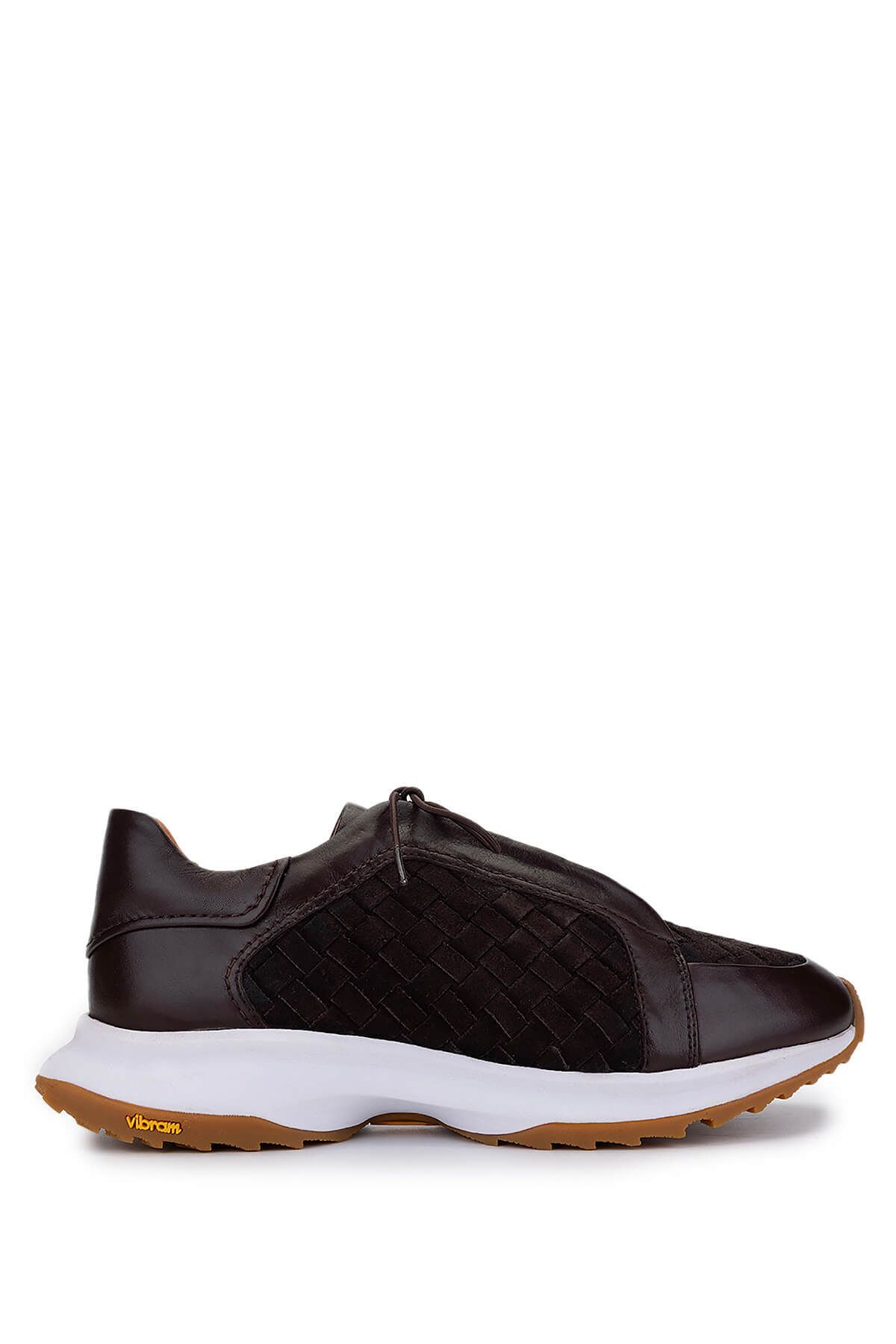 Tamer Tanca Erkek Hakiki Deri Kahverengi Sneakers & Spor Ayakkabı