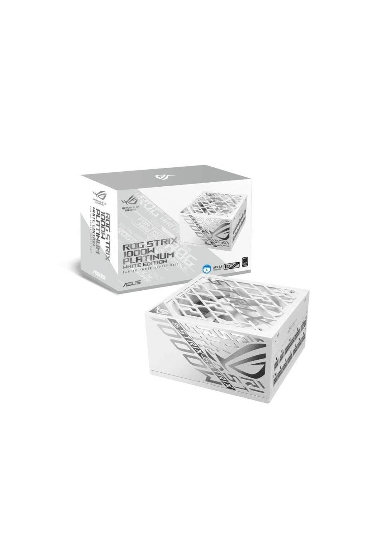 ASUS Rog Strix 1000w 80plus Platinum White Edition Atx 3.1/pcıe 5.0 Atx12v Güç Kaynağı