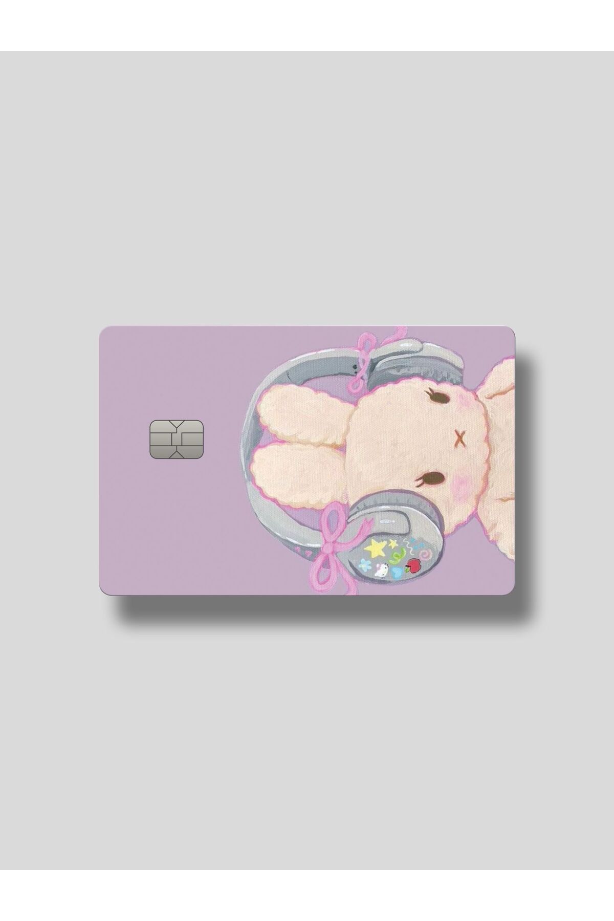 Planet Butik Miffy Purple Kart Kaplama Sticker
