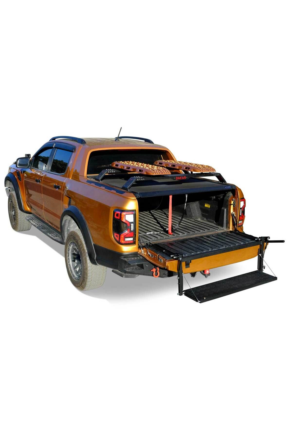 Omsa Universal Pick-Up Katlanır Kasa Basamağı Siyah