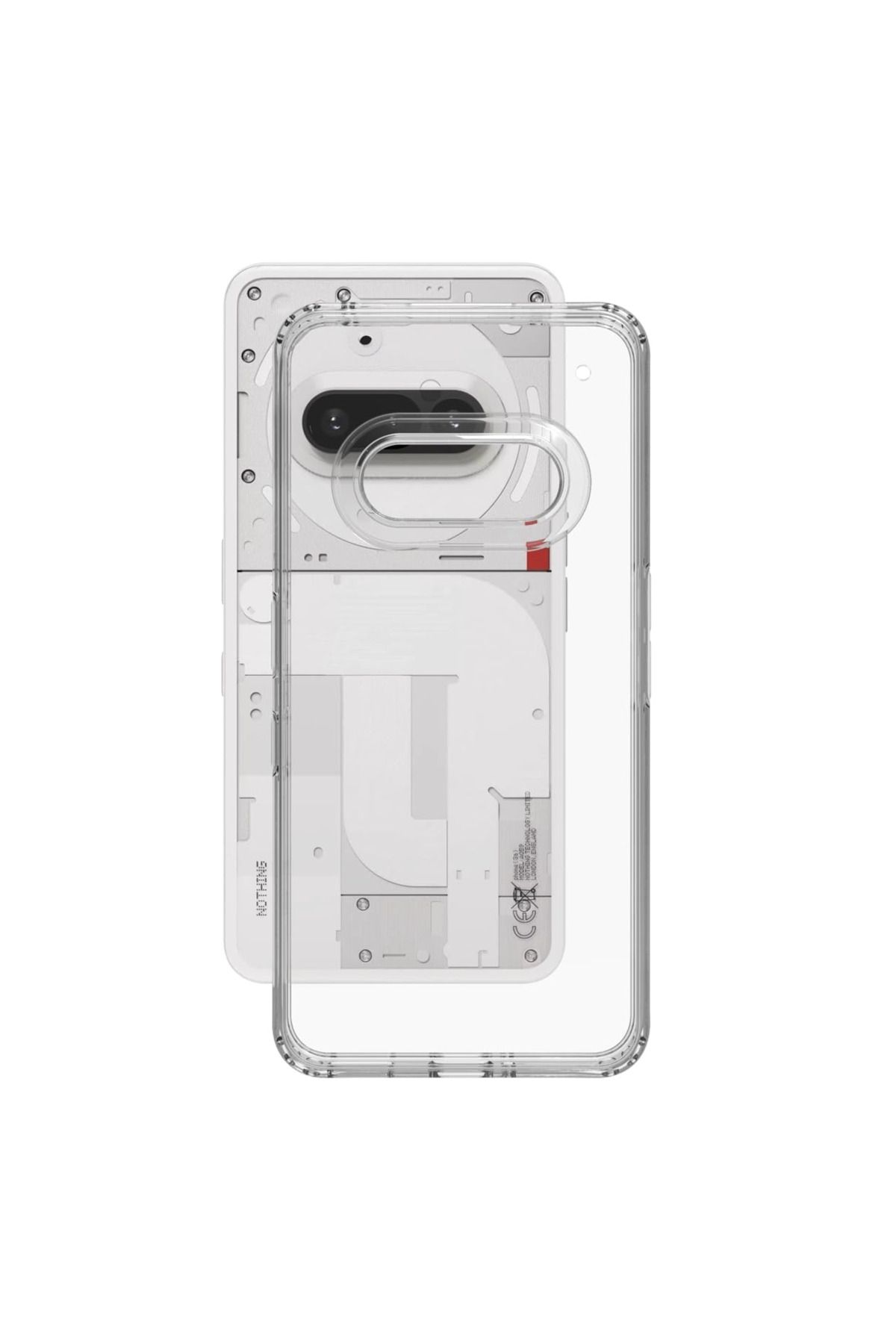 Microcase Nothing Phone 3A ile Uyumlu Slim Serisi Soft TPU Silikon Kılıf - Şeffaf AL3324