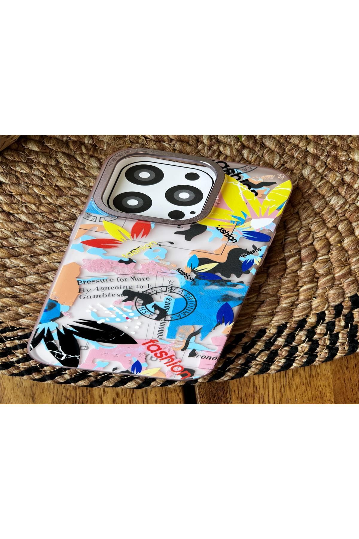 armorix IPHONE 14 PRO KABARTMALI DESENLİ KILIF