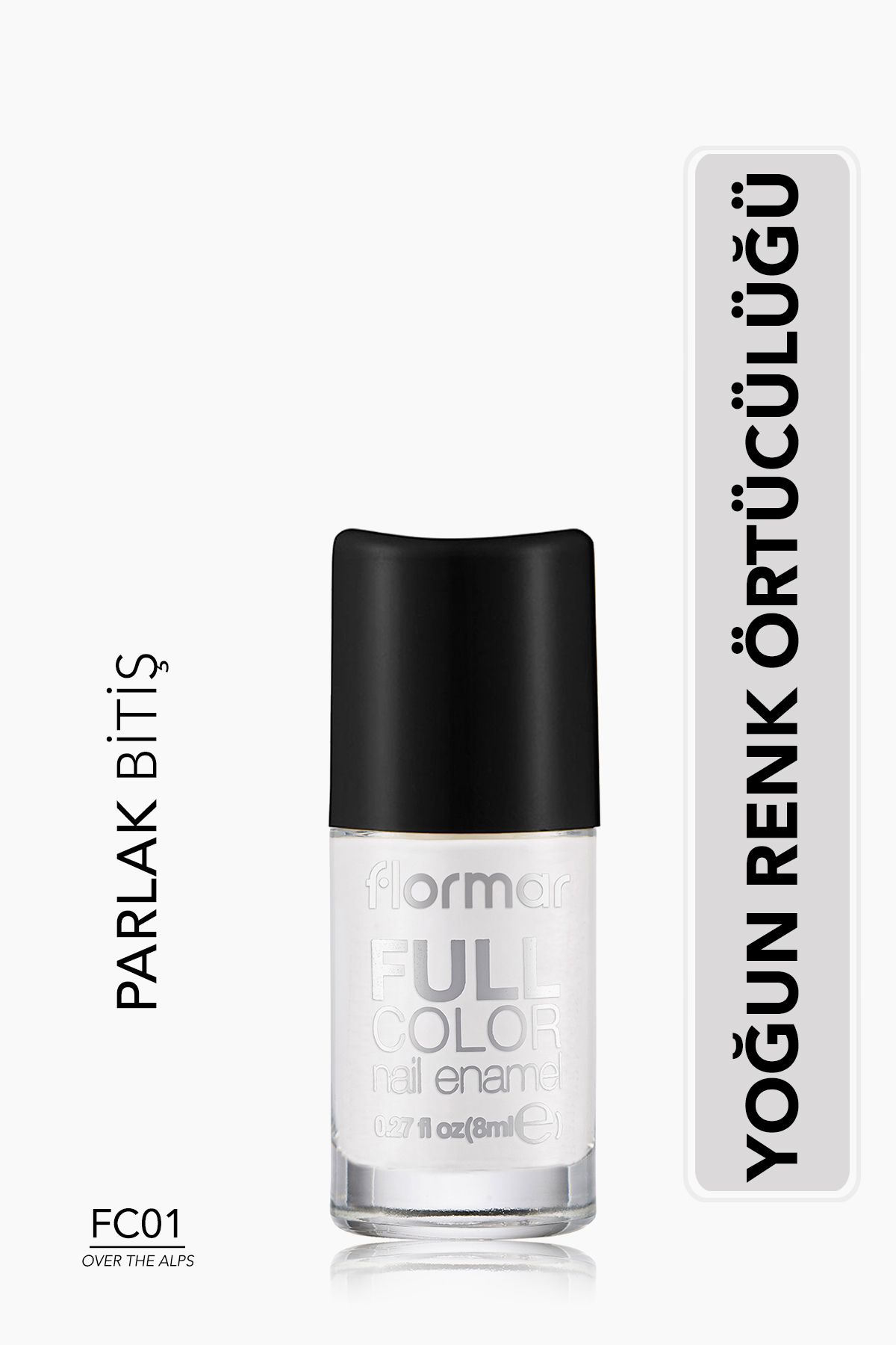Flormar Full Color Ultra Yüksek Pigmentli & Parlak Bitişli Oje