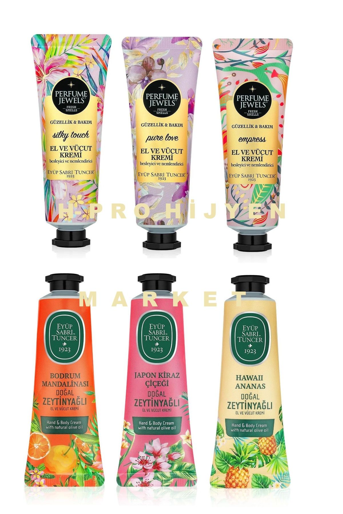 Eyüp Sabri Tuncer EYÜP SABRİ TUNCER EFSANE EL VE VÜCUT KREMLERİ 50 ML 6 ADET