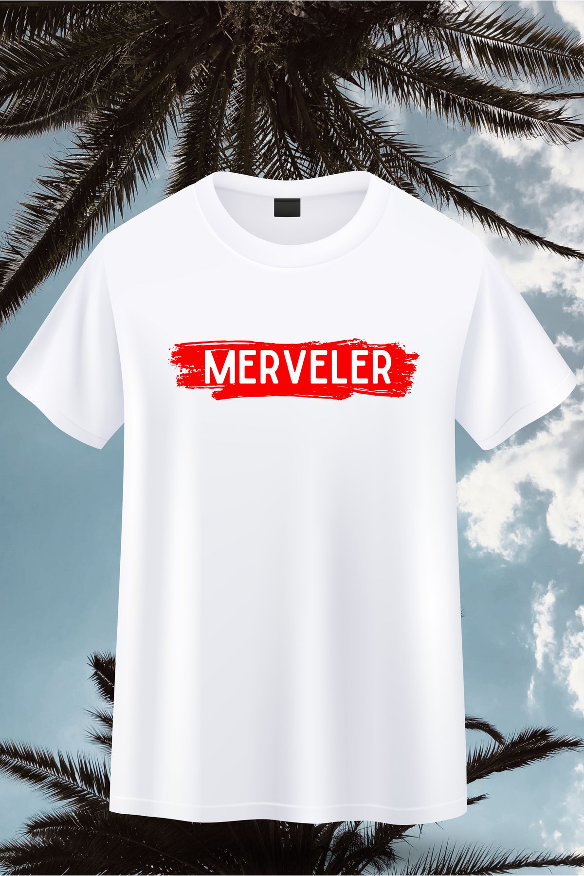 VİZYON İKRA "MERVELER" Baskılı Unisex T-shirt/Tişört - TÜM YAŞ GRUPLARI
