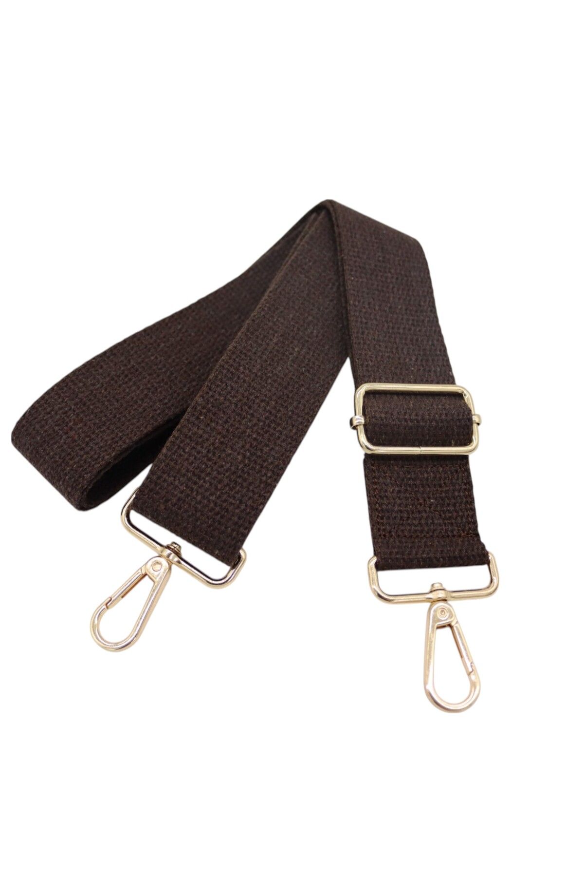 Anatolia Kahverengi pamuklu ayarlanabilir çanta omuz askısı,brown adjustable cotton bag strap