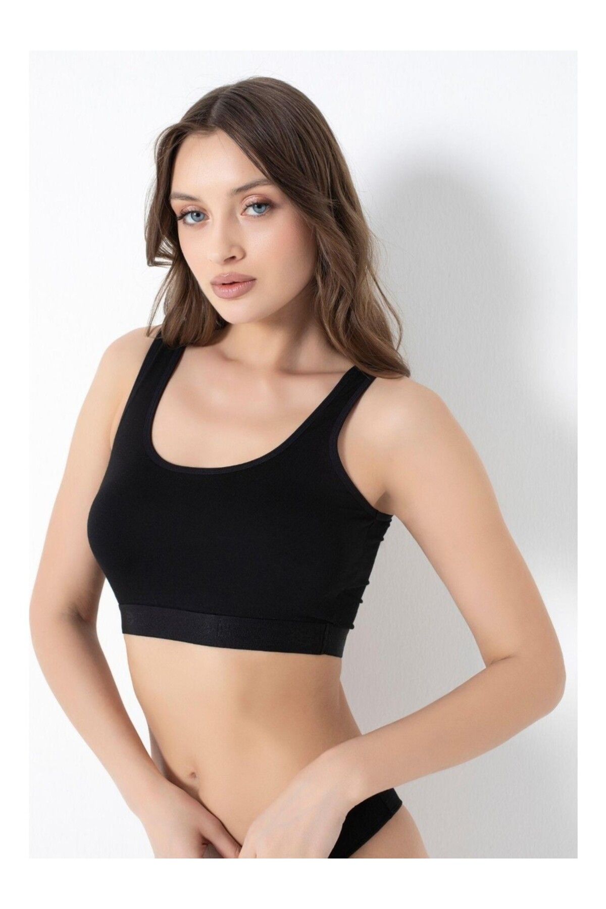 G-BOX G- BOX 941 KALIN ASKI PEDLİ BAMBU BÜSTİYER ATLET