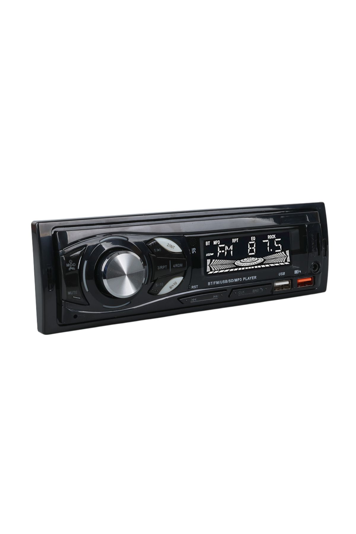 Vemora ÇİFT USB/SD/FM/AUX/BLUETOOTH KUMANDALI OTO TEYP 4X60 WATT CS-107 (5166)