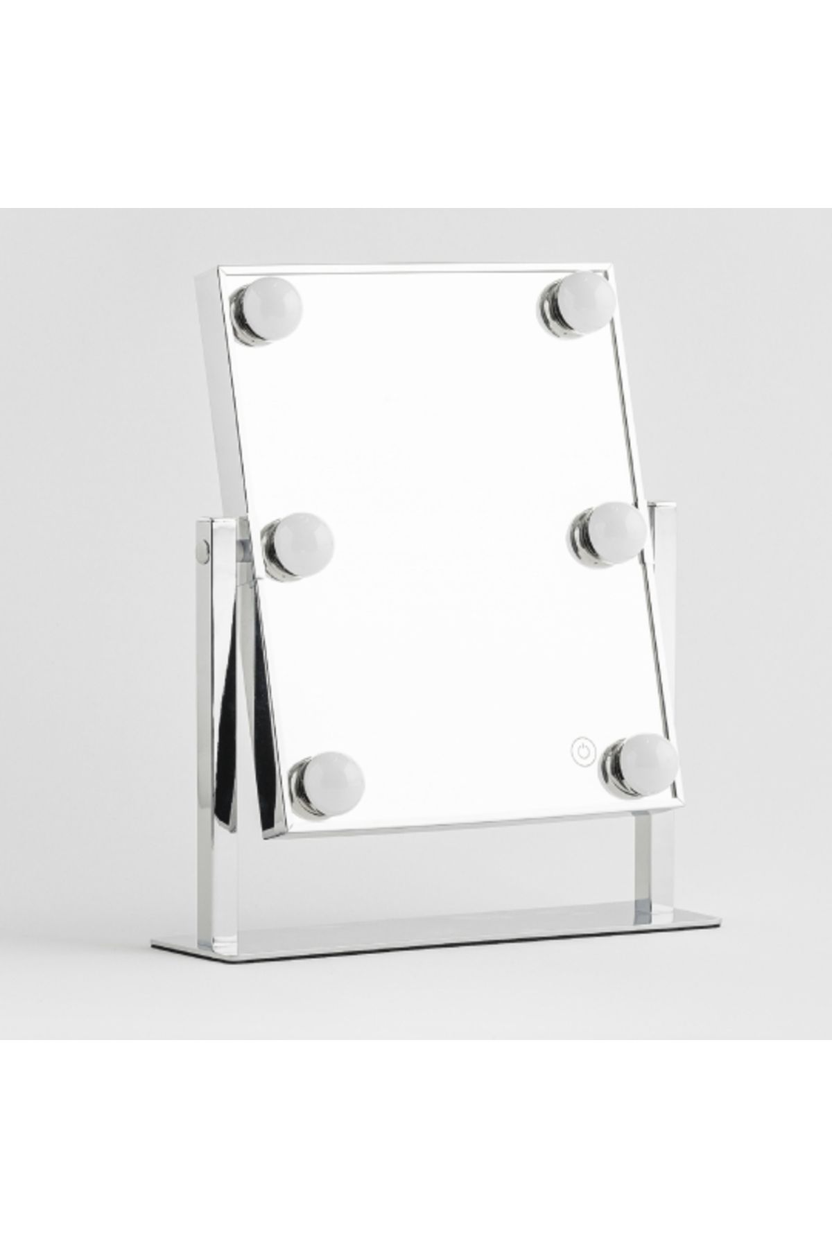 HomeVibes Oglinda Led Artisto Argintiu - One Size