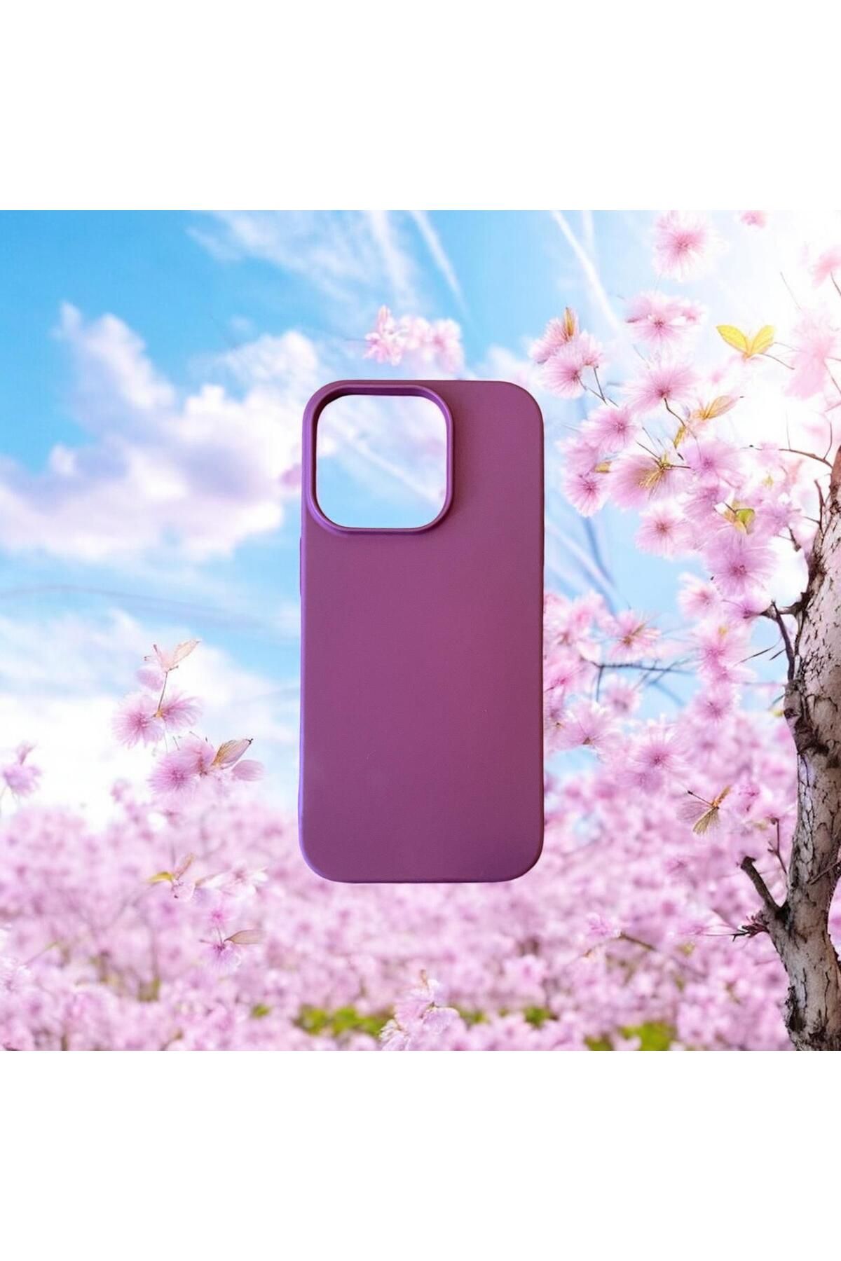 Digimanya Iphone 16 Pro Uyumlu Kılıf Lansman Silikon Ve Esnek Eflatun