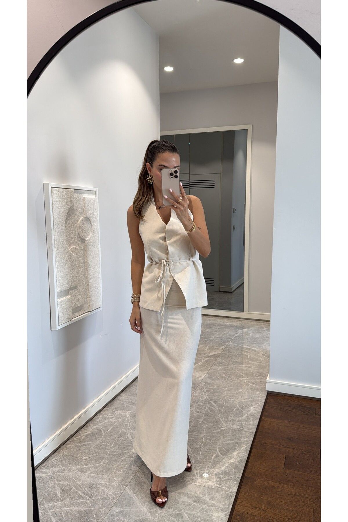 sinemkivanc co ZARİF HALTER YAKA İKİLİ TAKIM
