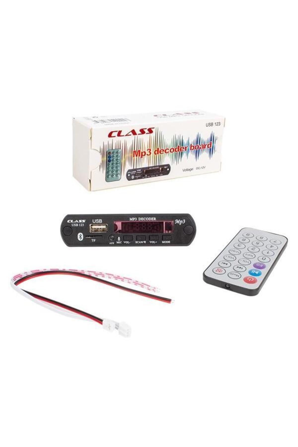 Modafiks Class 12V SD-AF-VR Oto Teyp Mikrofonlu USB-SD Çevirici Digital Player Board USB-123