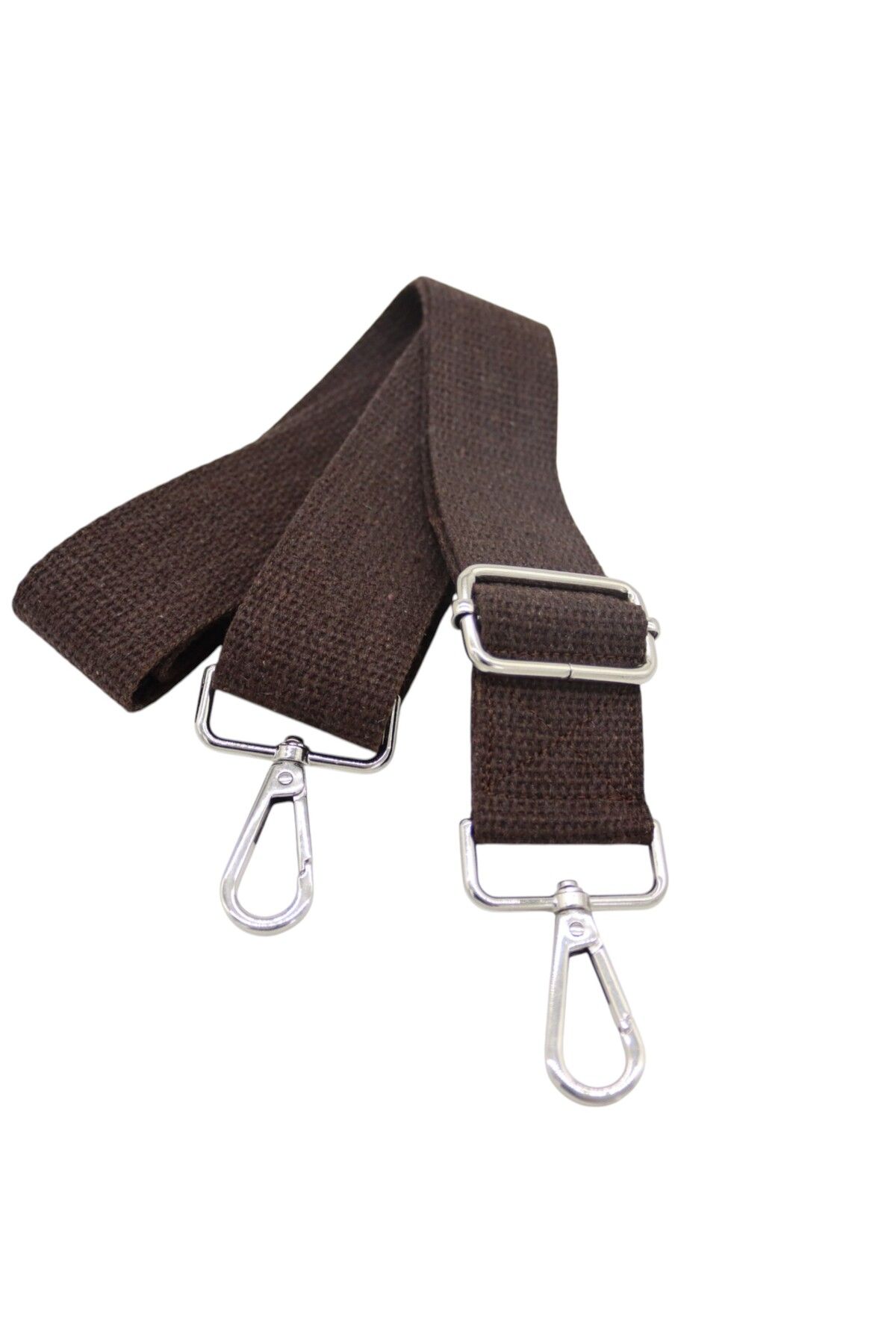 Anatolia Kahverengi pamuklu ayarlanabilir çanta omuz askısı,brown adjustable cotton bag strap