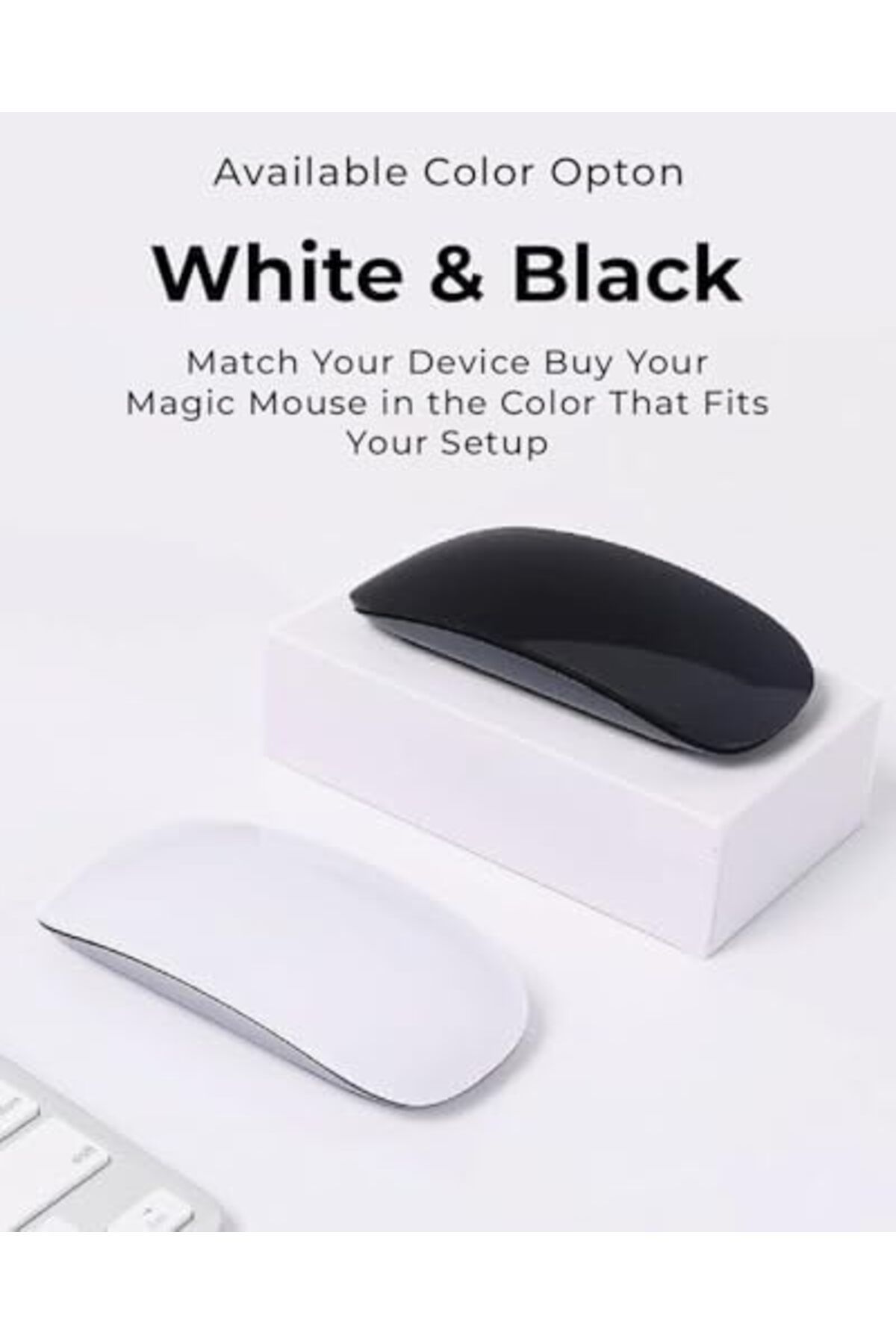 Glassology-Magic Mouse - Black Multi-Touch Surface Rechargeable Wireless Touch Scroll Optical Mouse 7