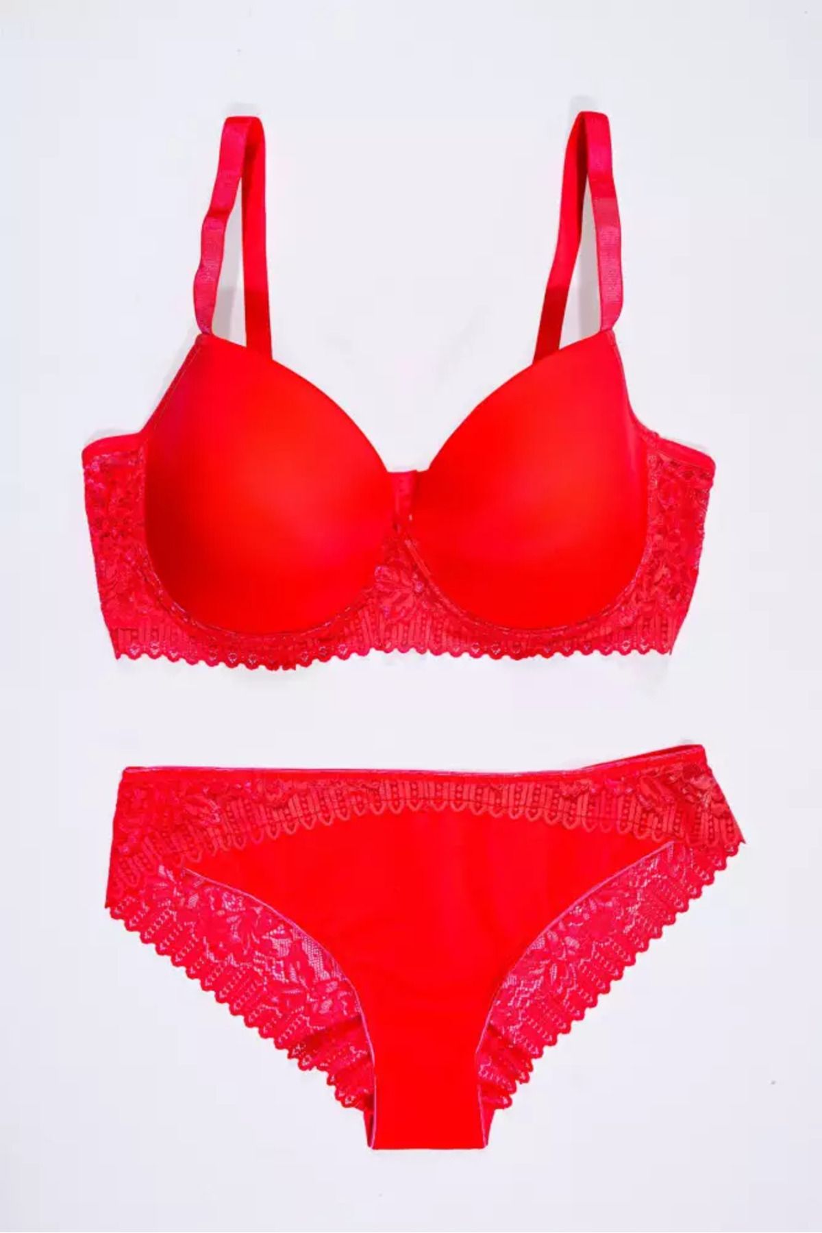 Star Tılsım Lingerie 401 Neon C Kap Mikro Dolgusuz Sütyen Takımı