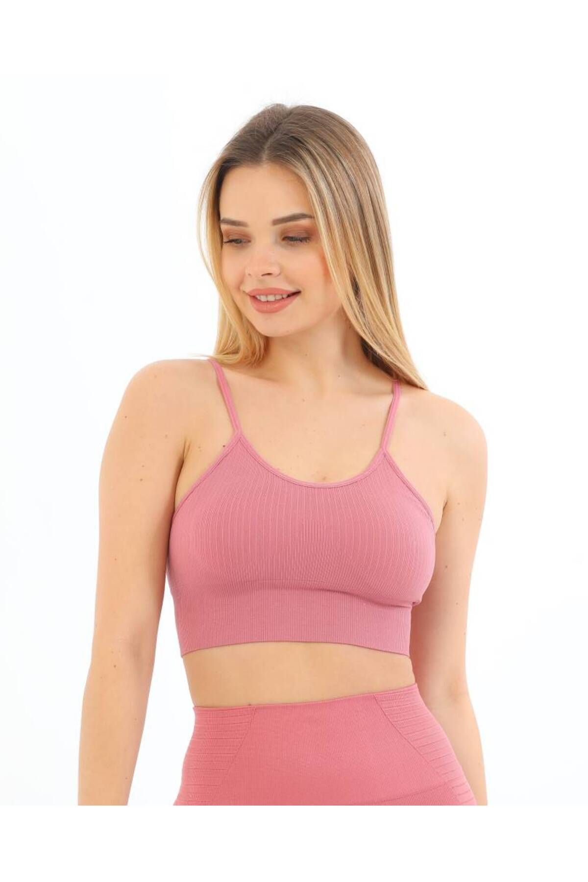 Star FORM ANGEL KADIN İP ASKILI PEDLİ FİTİLLİ CROP BÜSTİYER