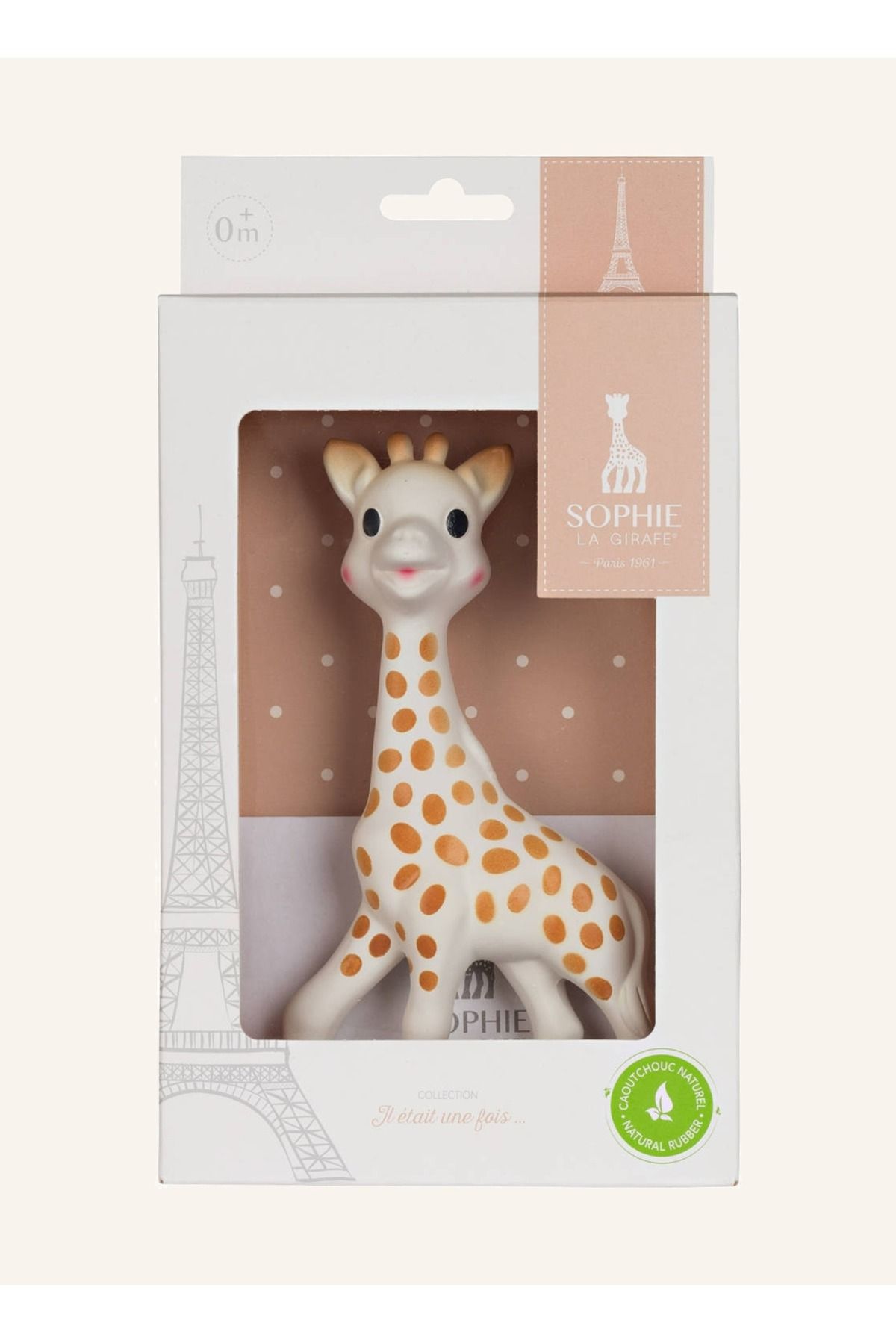Sophie La Girafe Zürafa Oyuncak, 18 cm Doğal Kauçuk, Yumuşak Dokulu, Motor ve Duyusal Gelişim İçin