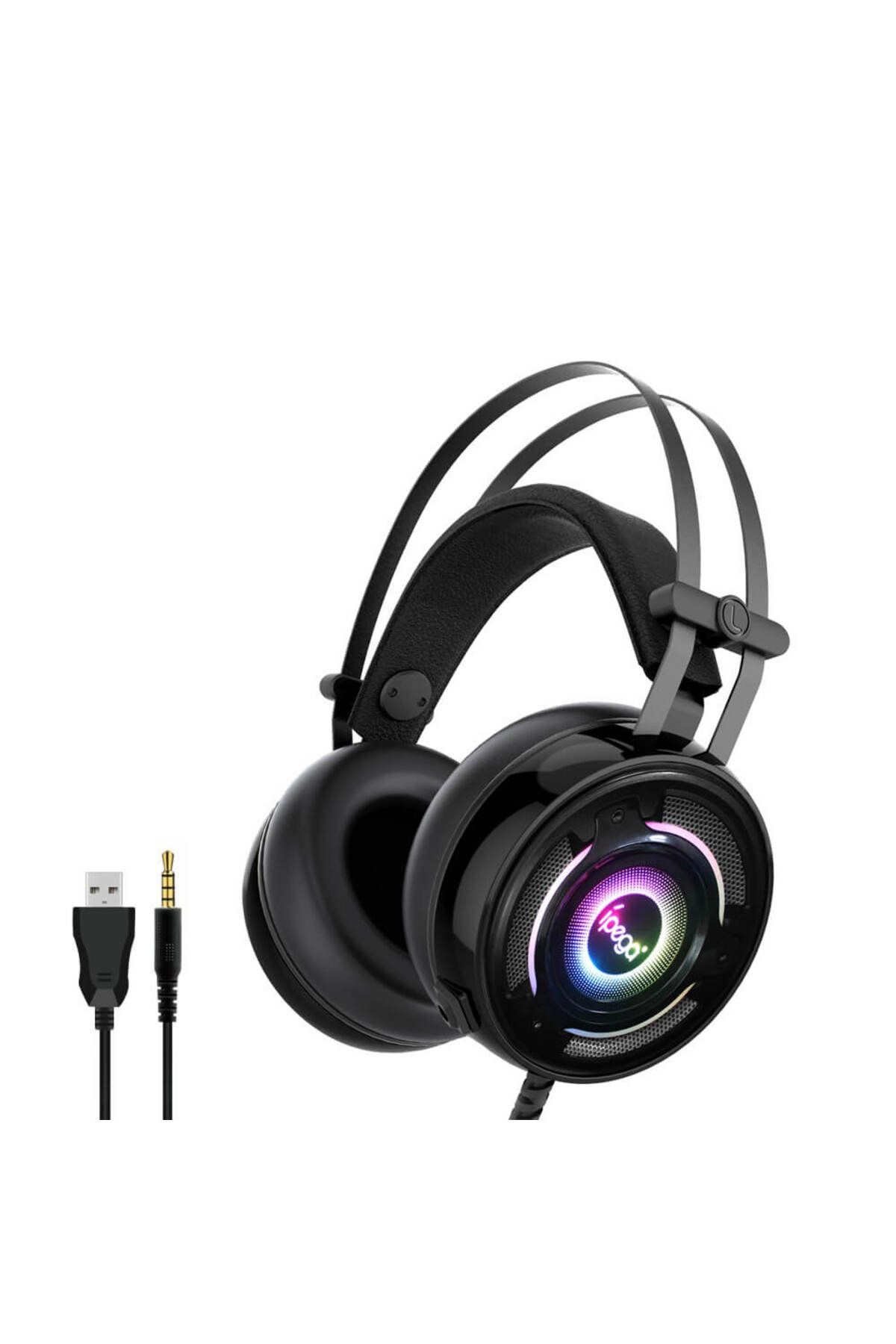 ipega PG-R008 PS4-PS5-Nintendo Switch-Xbox Uyumlu PC LED Oyuncu Kulaklığı