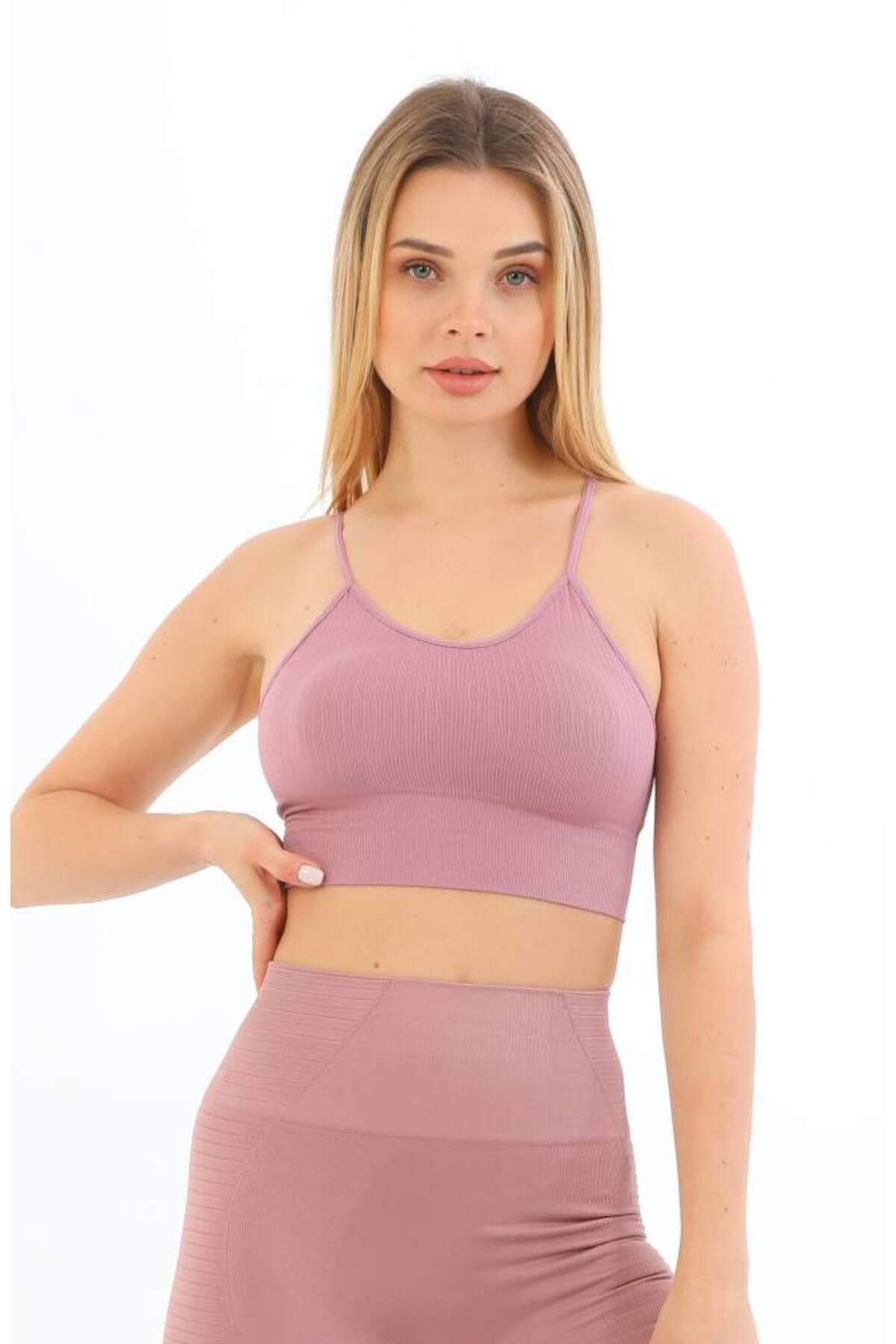Star FORM ANGEL KADIN İP ASKILI PEDLİ FİTİLLİ CROP BÜSTİYER