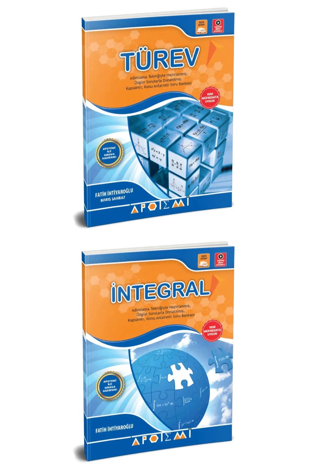 Acil Yayınları Apotemi Türev Integral Fasikül Seti (2 Kitap) Güncellenmiş Müfredat Uyarlı -2025