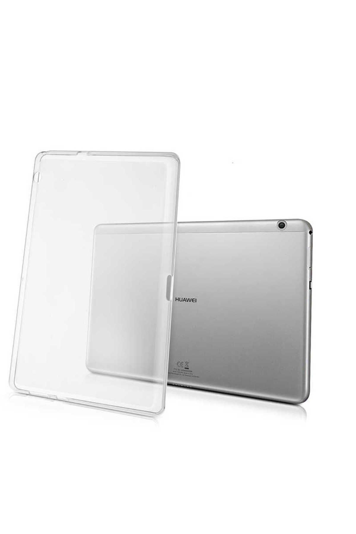 UMEYIR MatePad T3 10 Uyumlu SYS Tablet Süper Silikon Kapak-Renksiz
