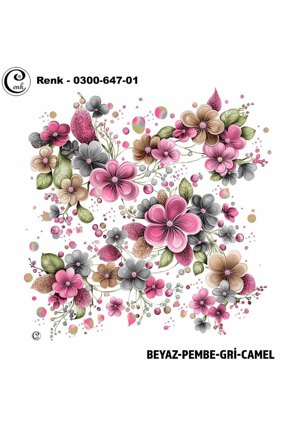 Cenk Desenli Oyalık Yazma - 0300-647
