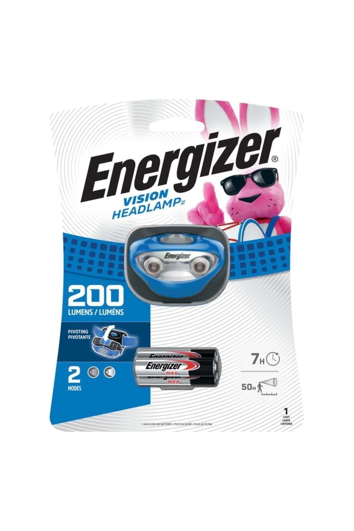 Energizer 200 Lümen 2 Modlu Kafa Lambası