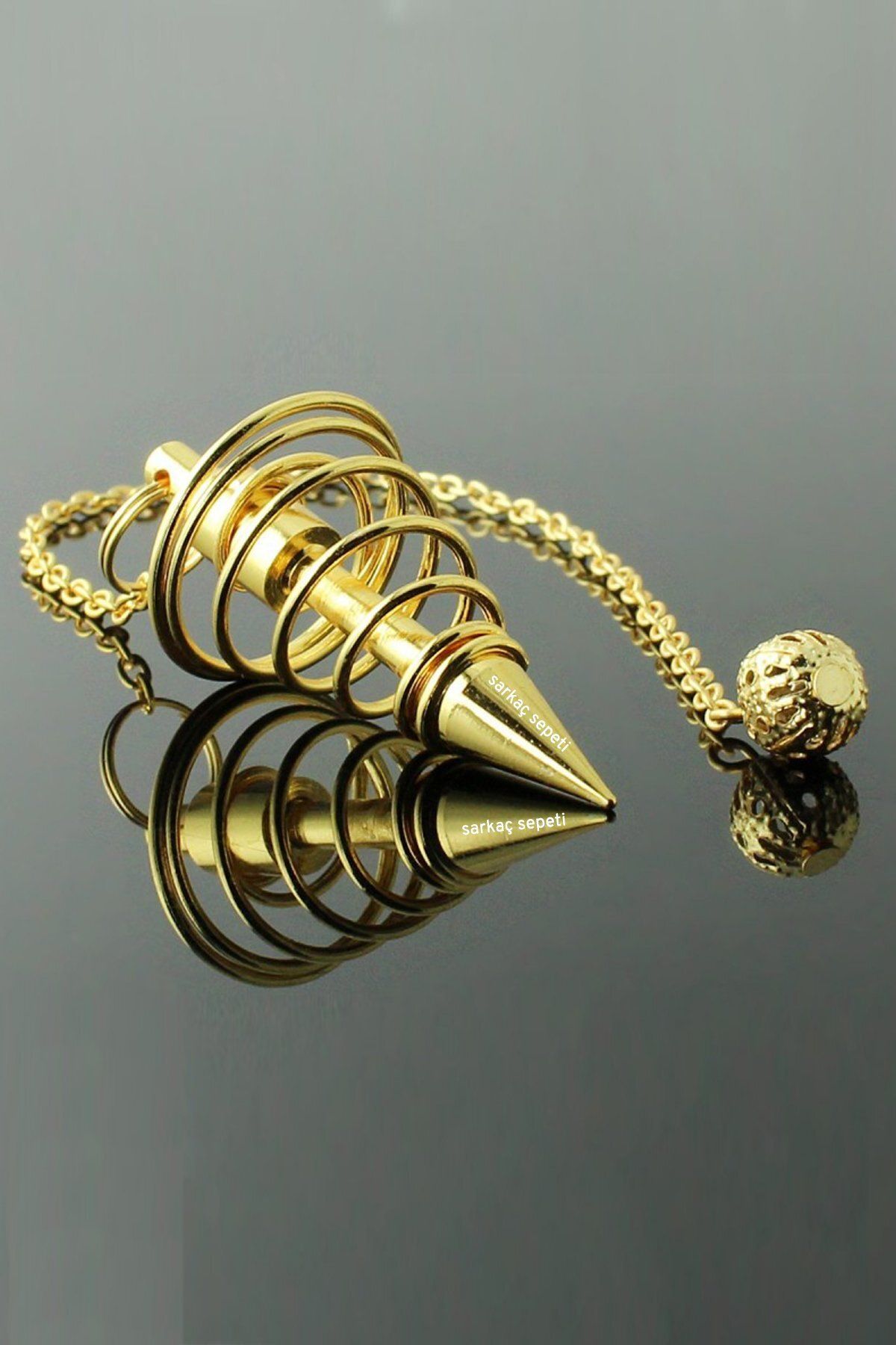 Taş-Mir Pirinç Pandül Sarkaç Spiral Şeklinde