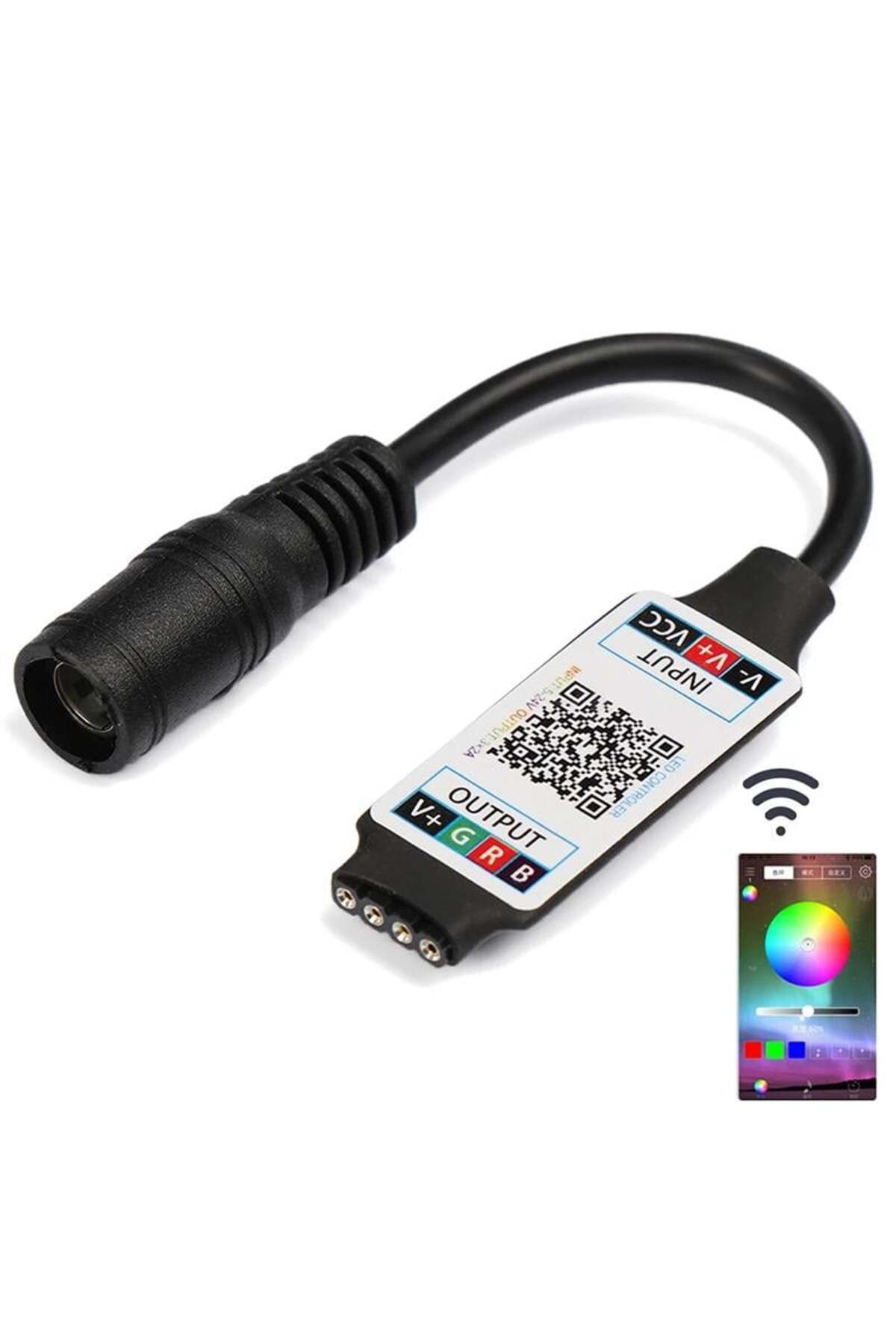Powermaster DC 5 Volt - 24 Volt - 6 Amper RGB Led Kontrol Cihazı