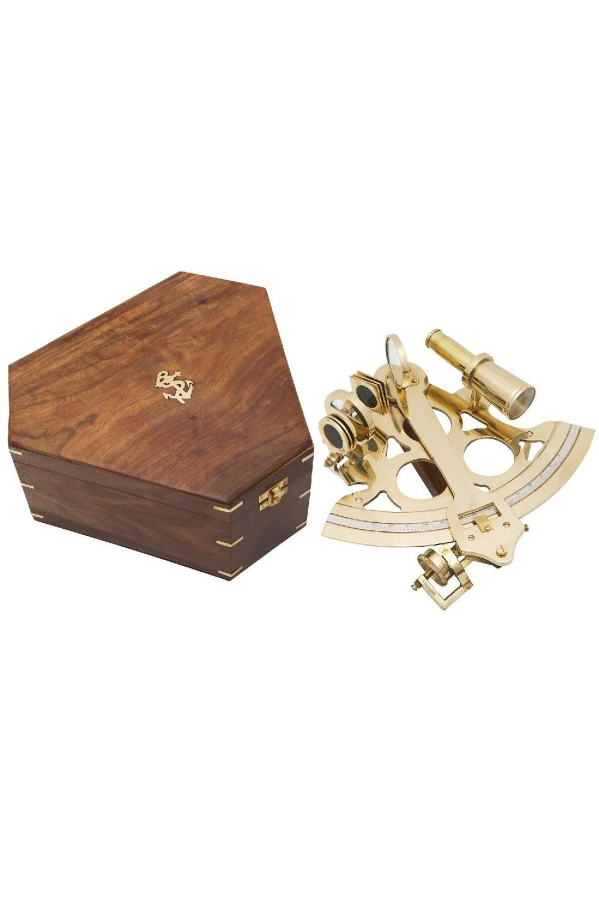 Pirinç DENİZCİLİK GRUBU-Marine Pirinç Aksesuar-SEXTANT-21,5*19*11 CM-JTTR2709